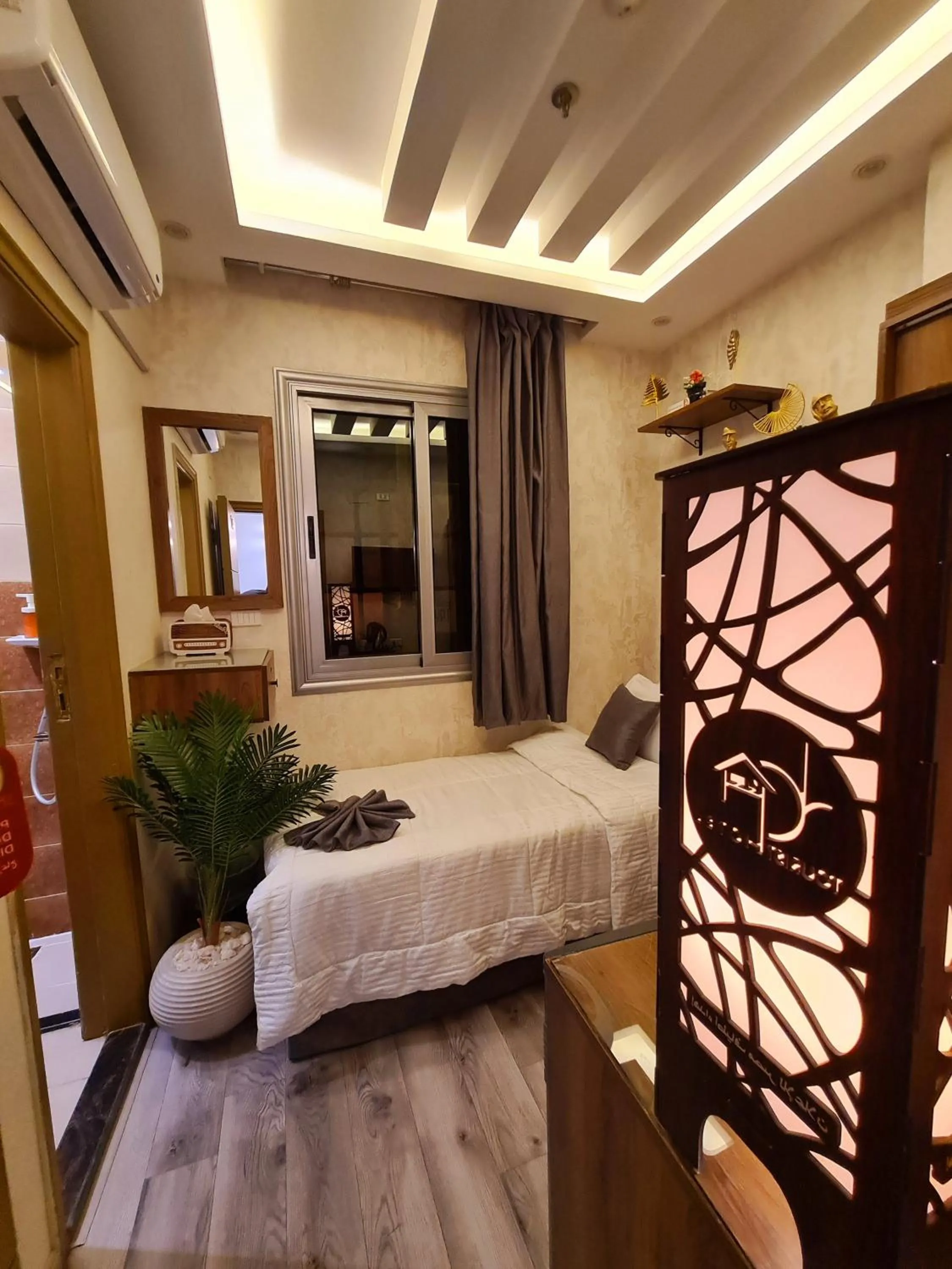 Bed in tourist hotel cairo downtown