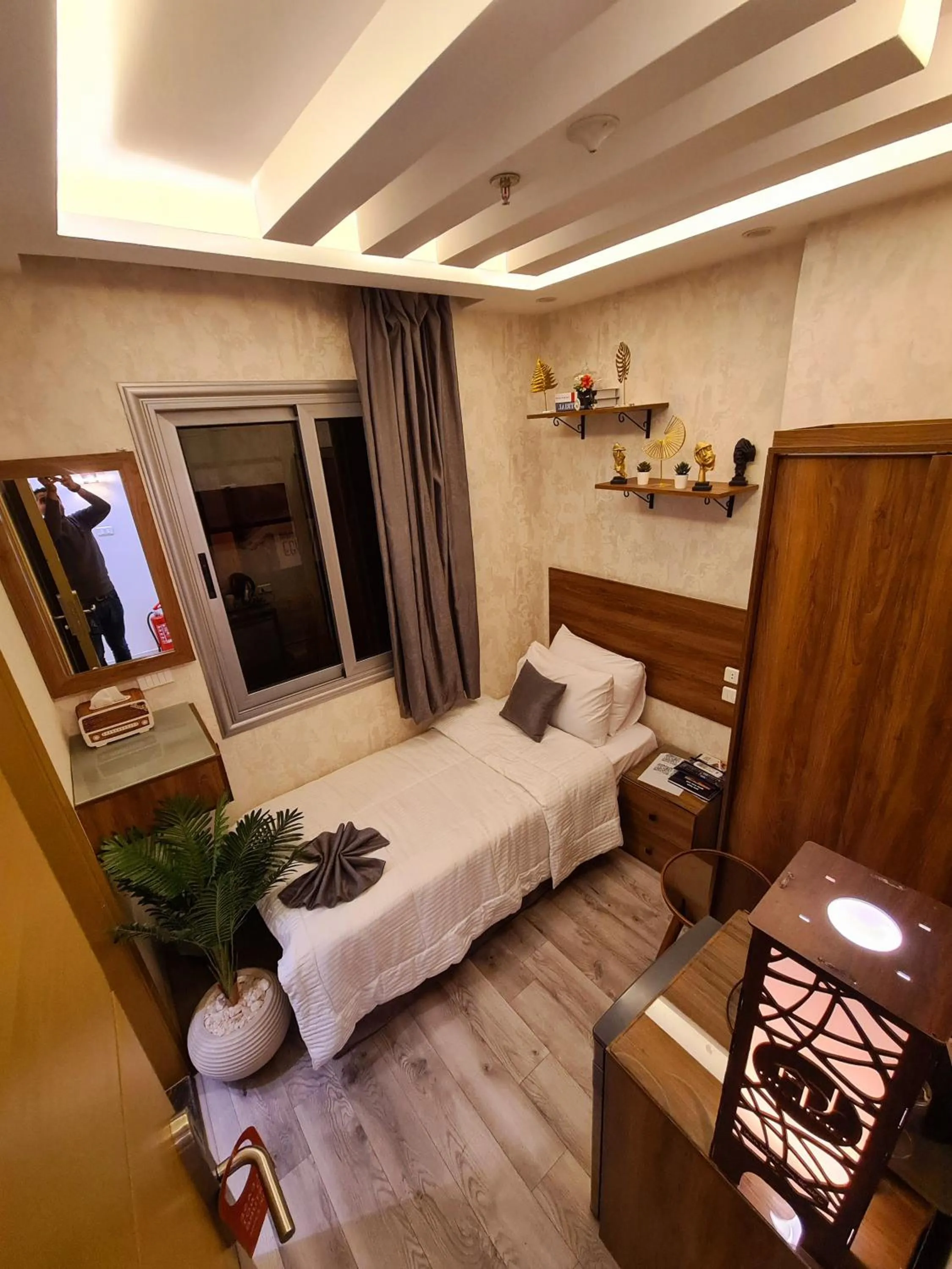 Bed in tourist hotel cairo downtown