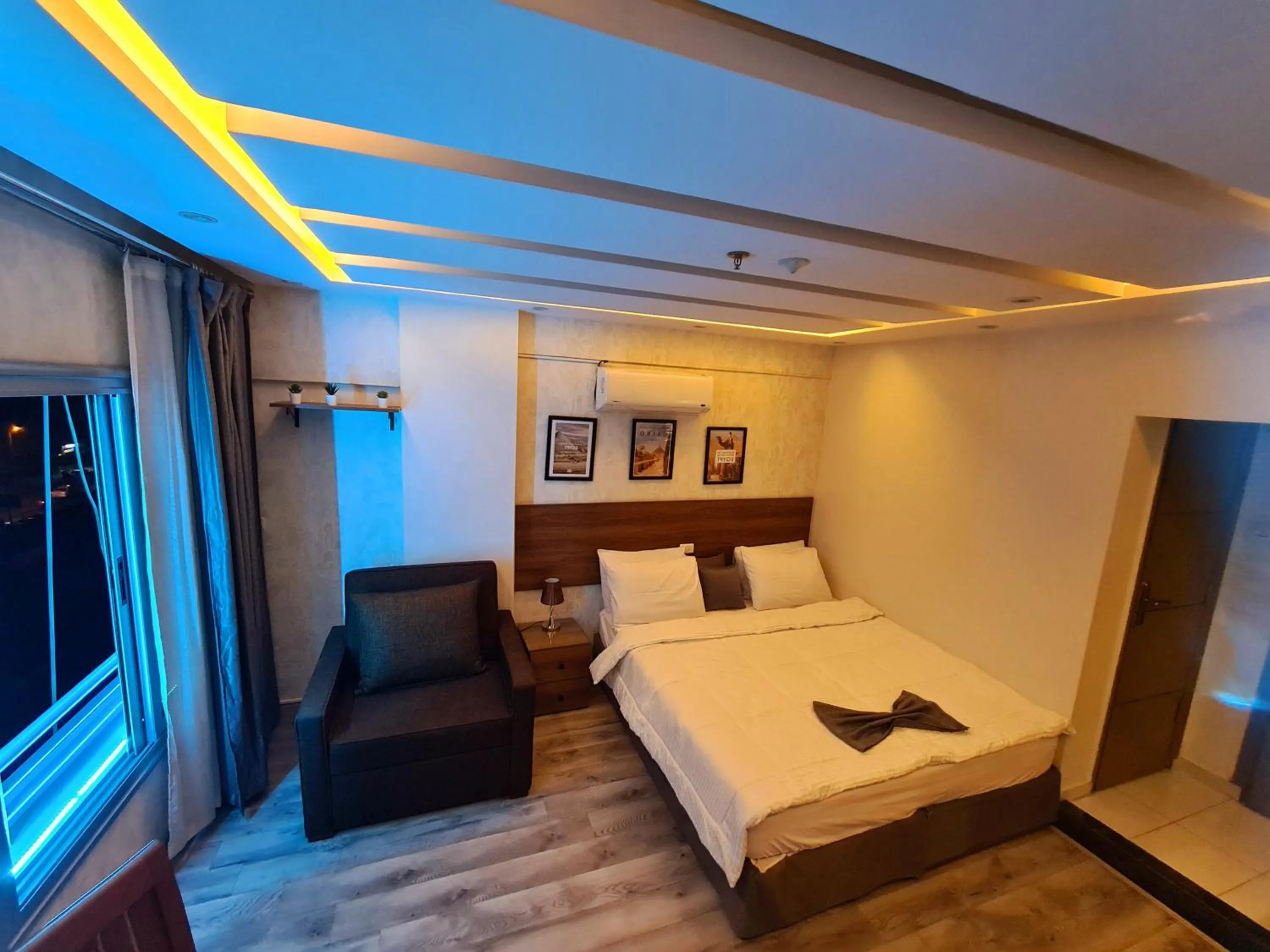 Bed in tourist hotel cairo downtown