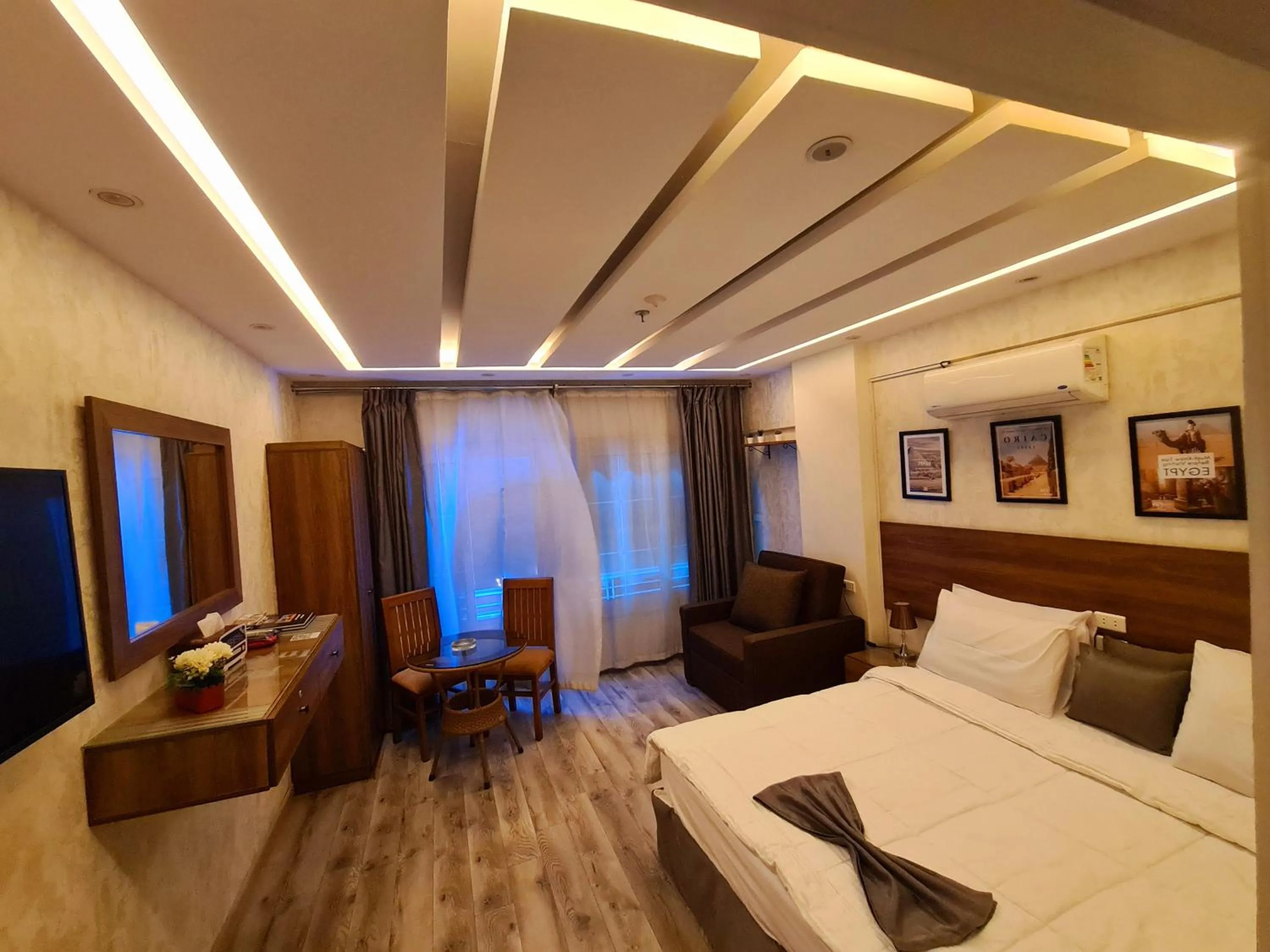 Bed in tourist hotel cairo downtown