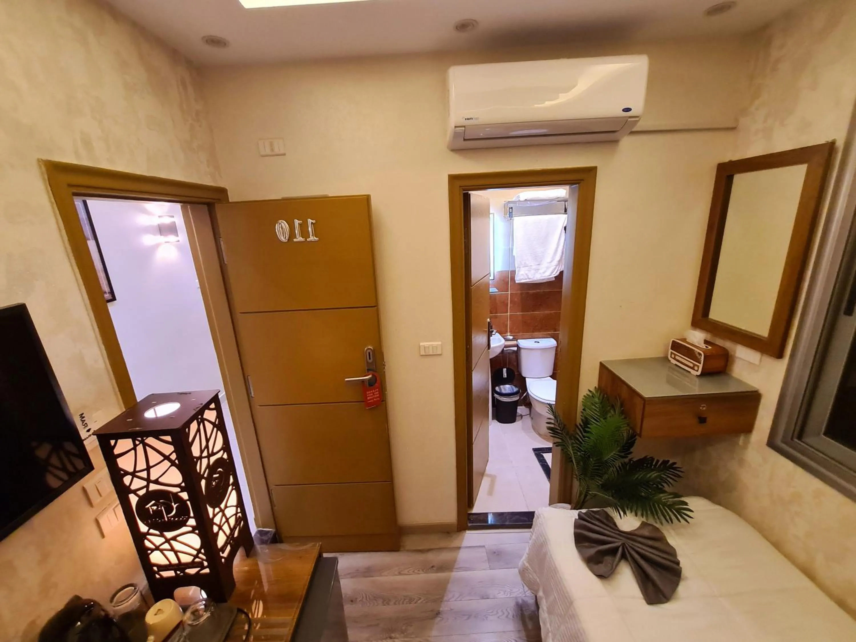 Communal lounge/ TV room in tourist hotel cairo downtown