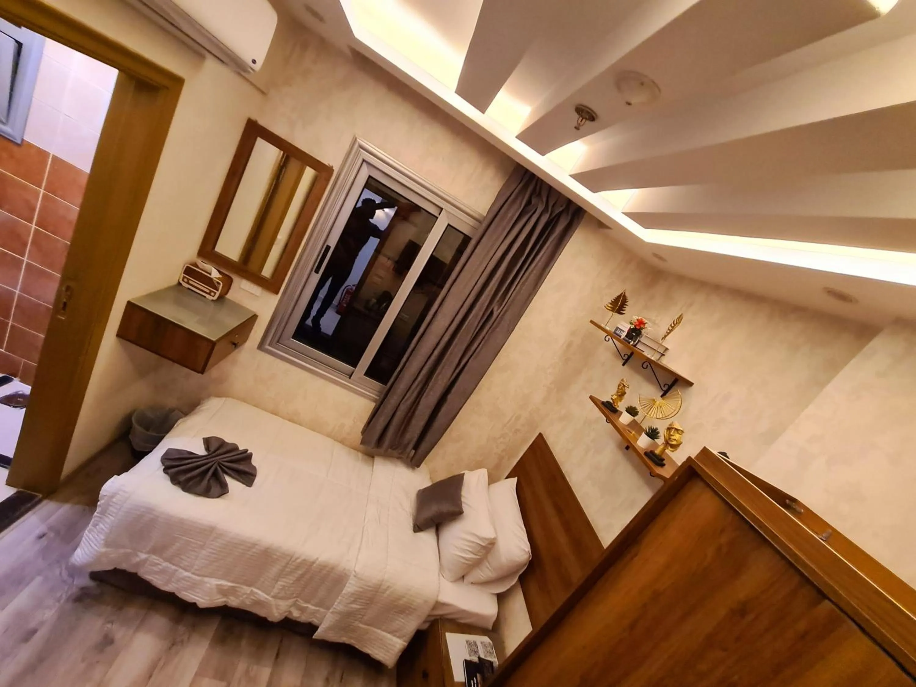 Bed in tourist hotel cairo downtown