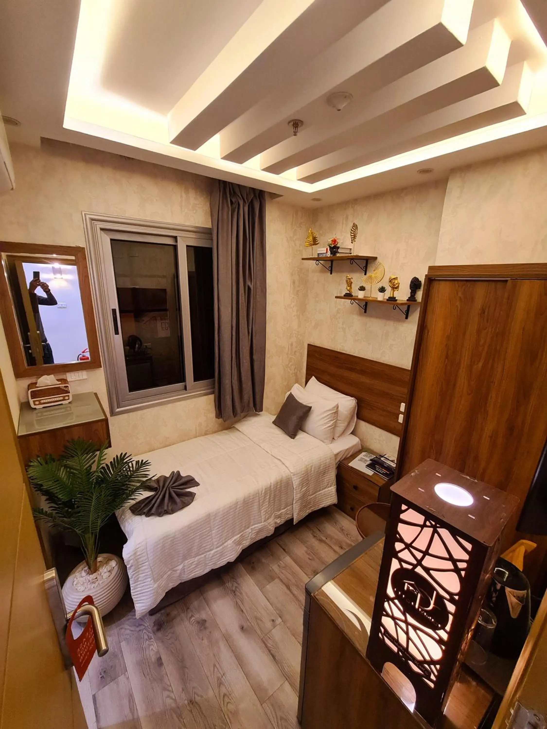 Bed in tourist hotel cairo downtown