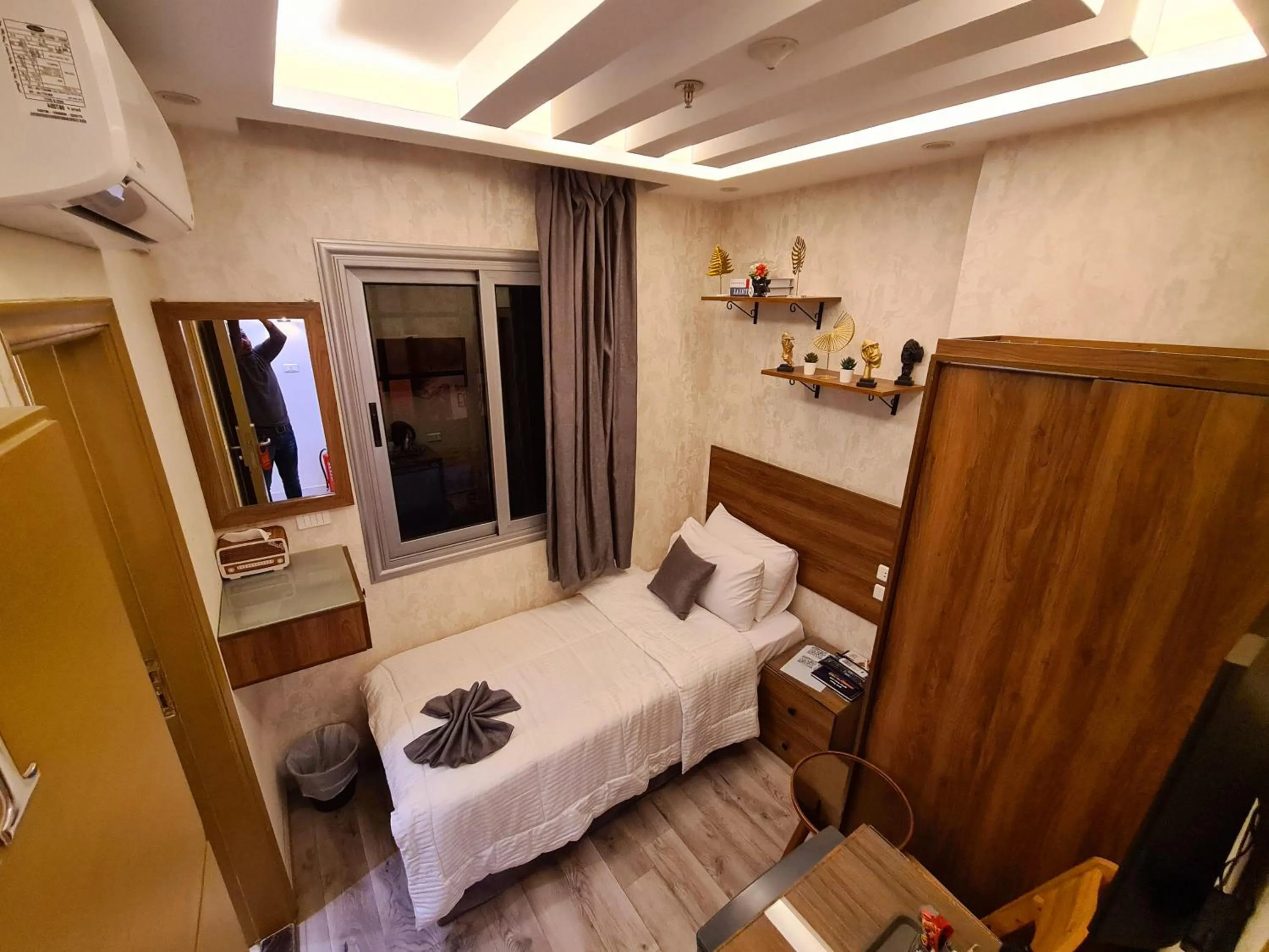Bed in tourist hotel cairo downtown