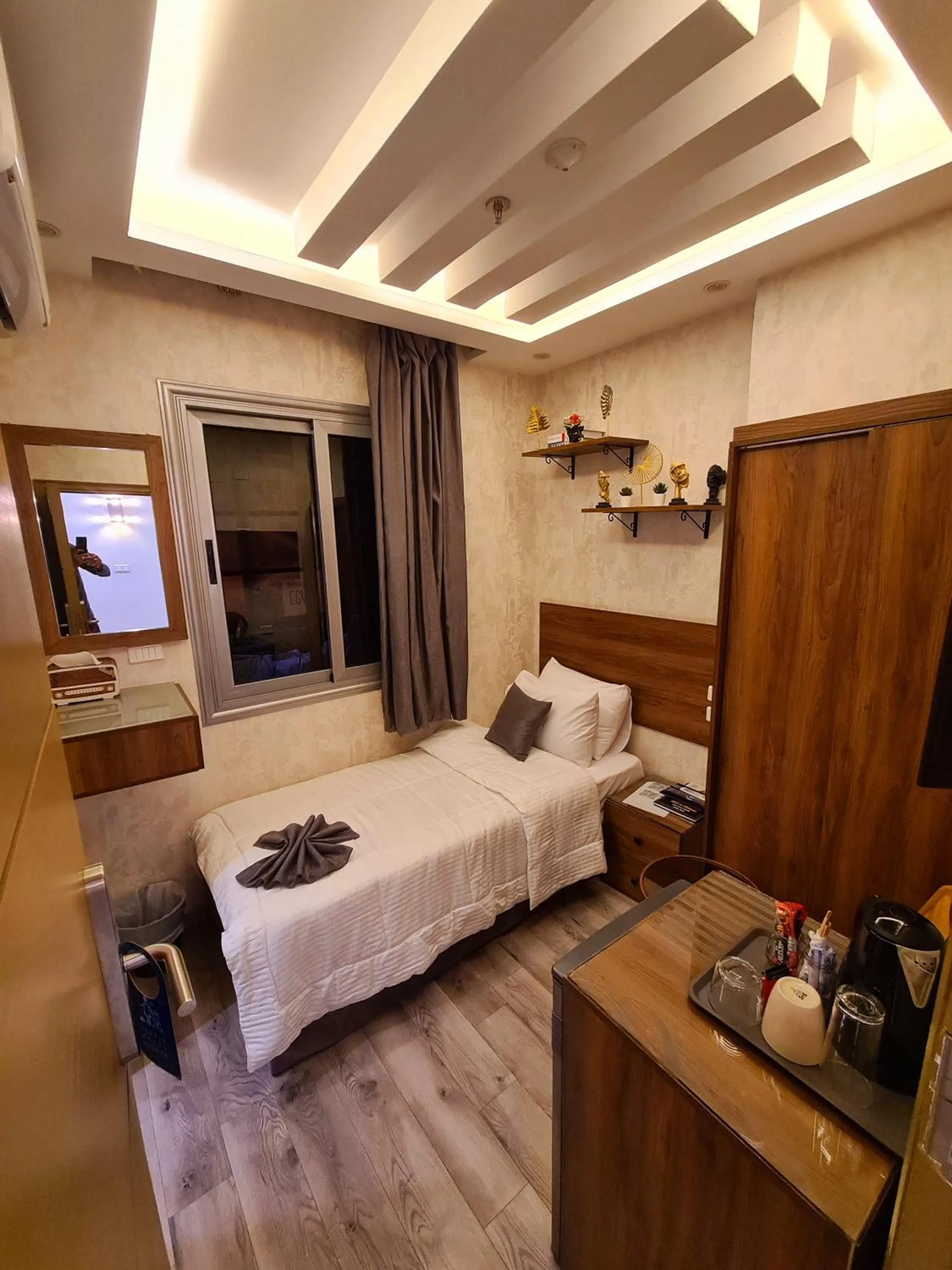 Bed in tourist hotel cairo downtown