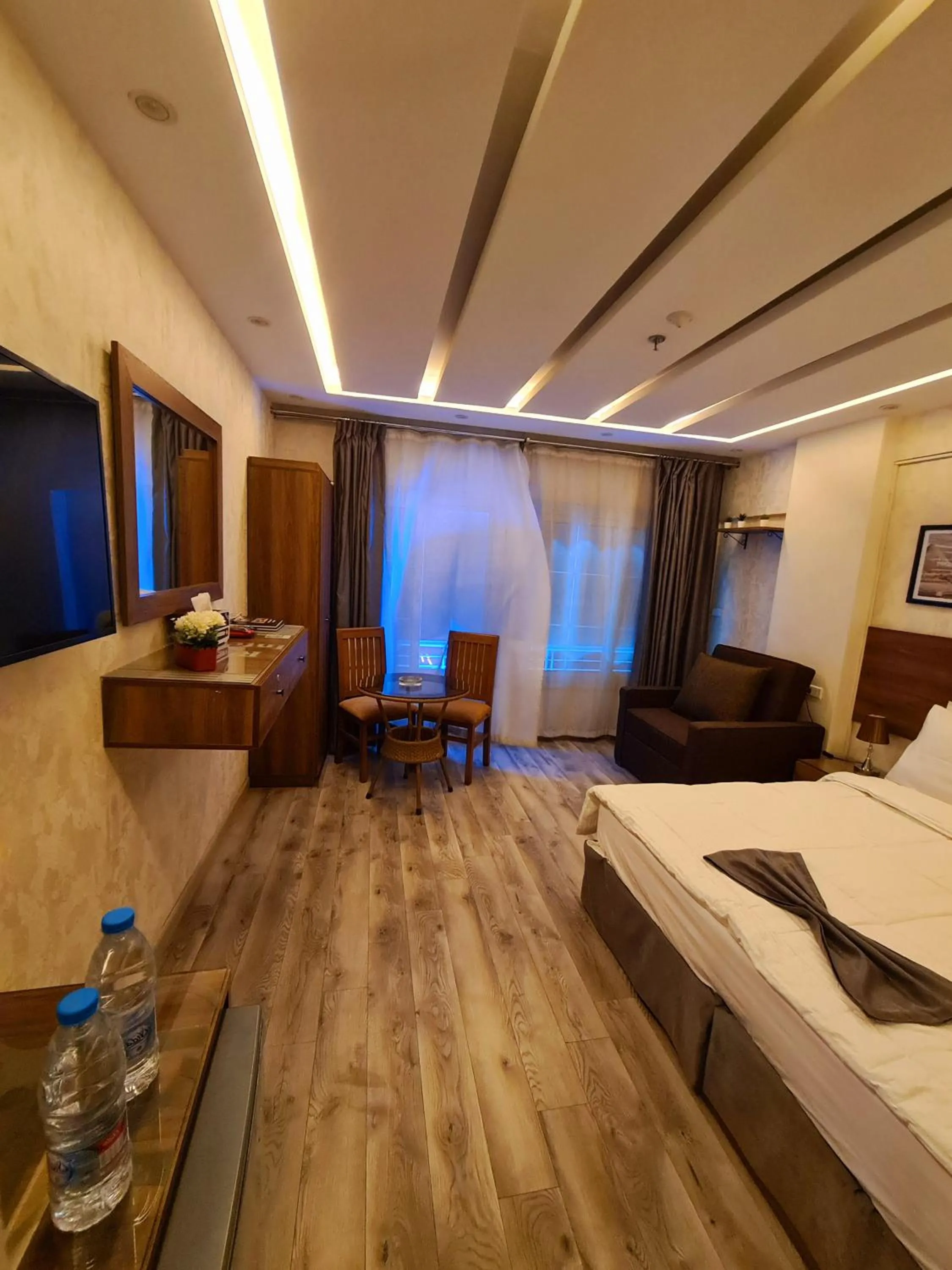 Bed in tourist hotel cairo downtown