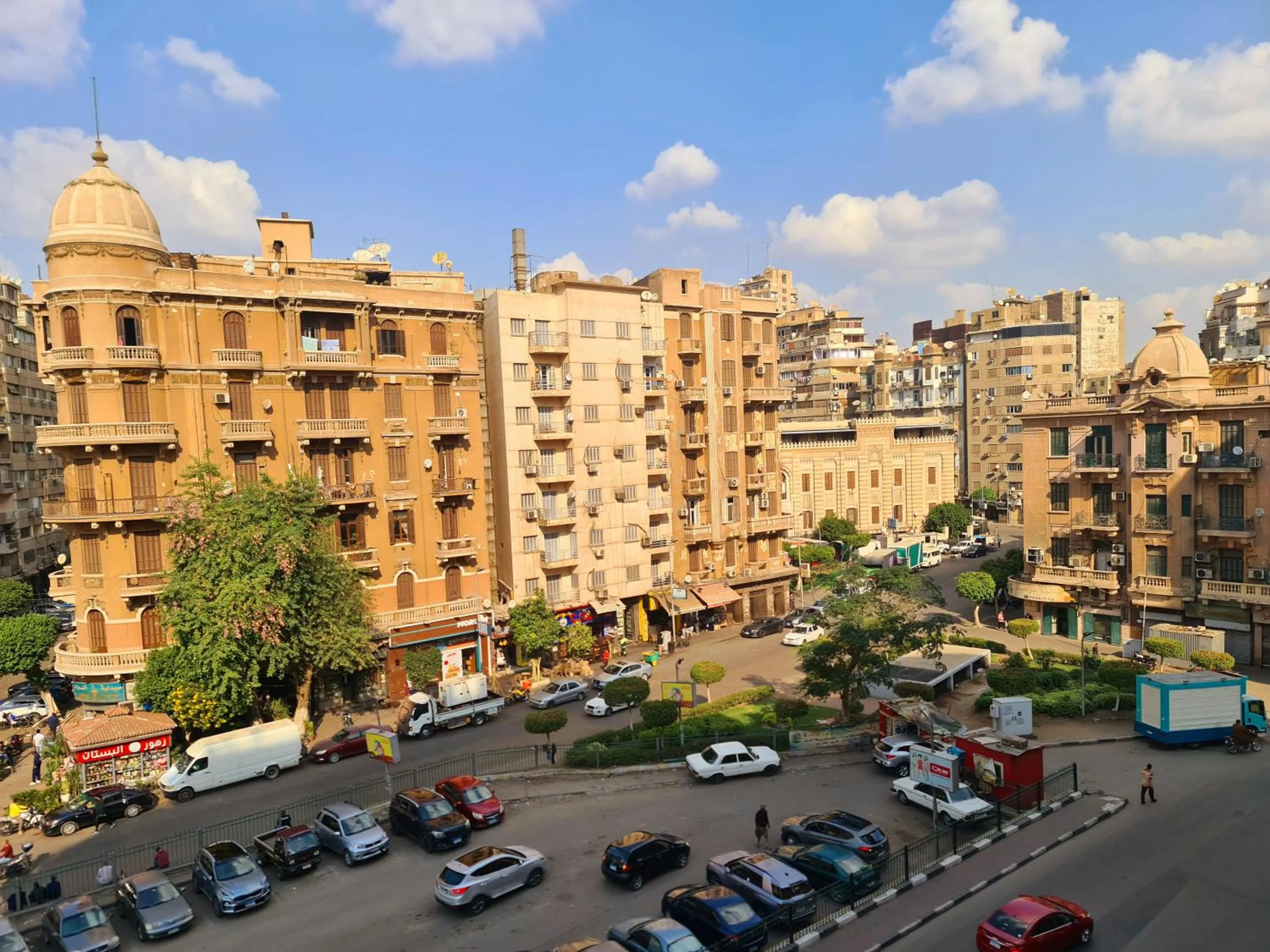 Property building in tourist hotel cairo downtown