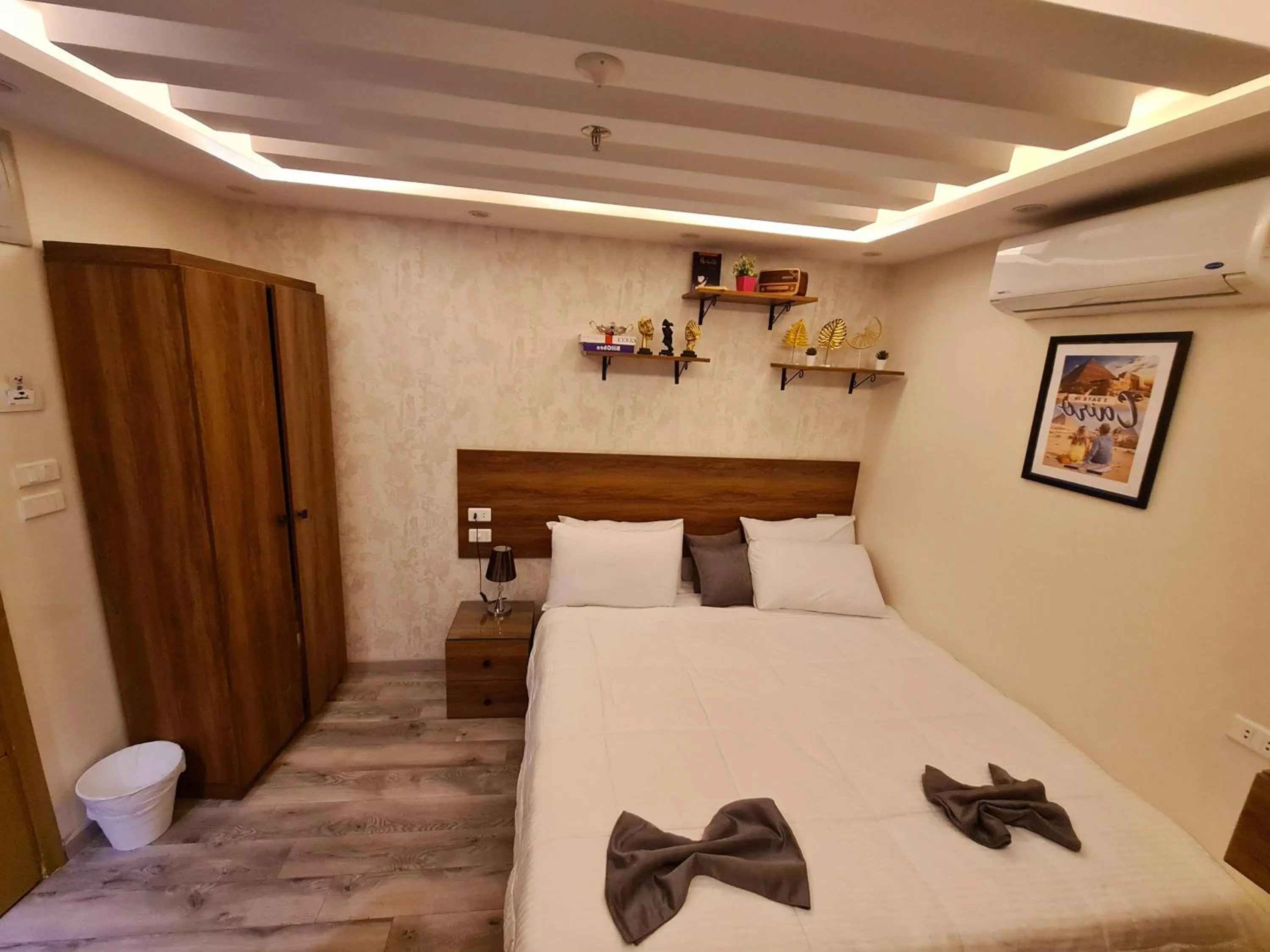 Bed in tourist hotel cairo downtown