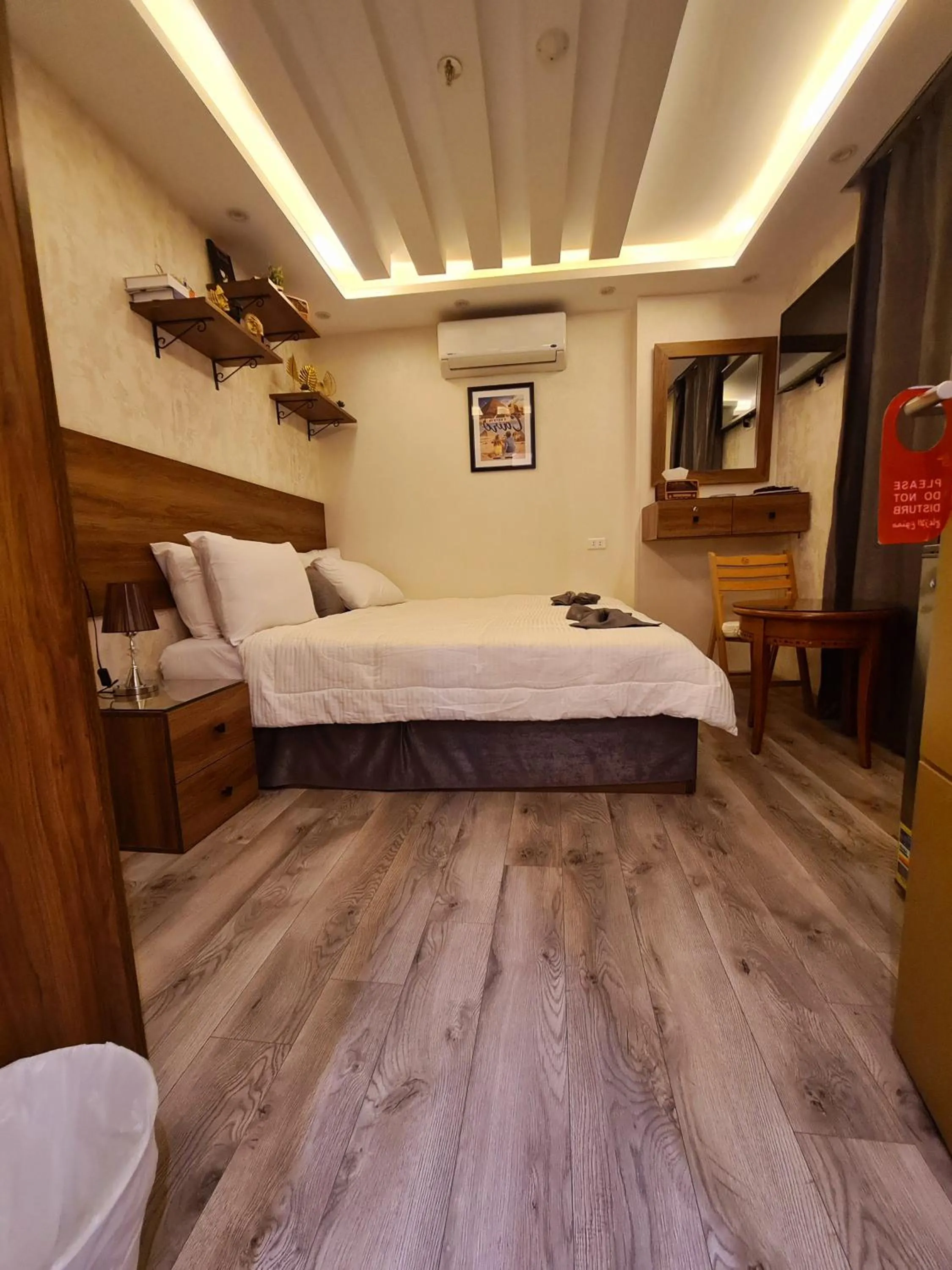 Bed in tourist hotel cairo downtown