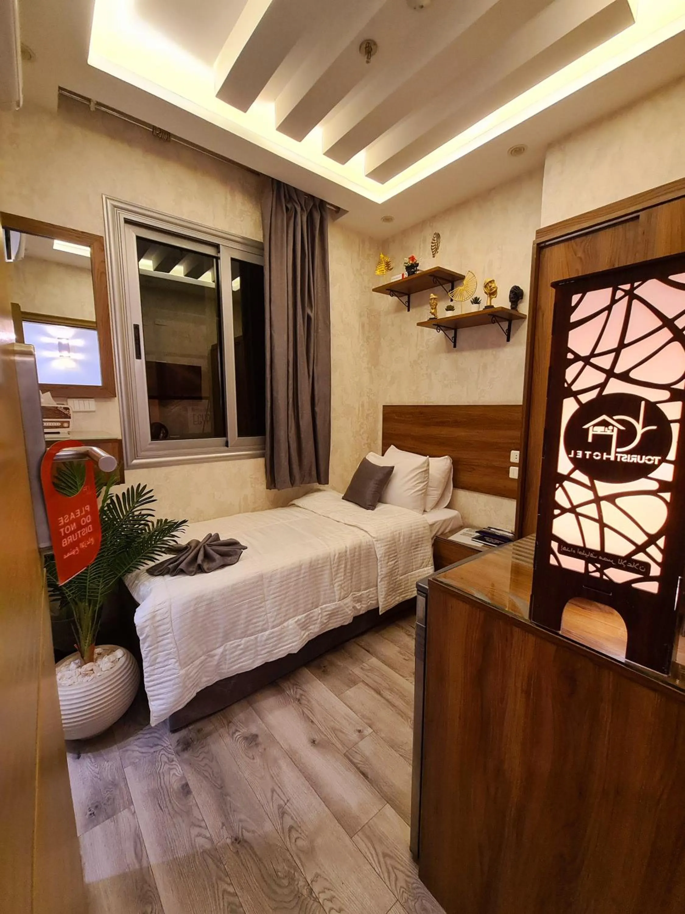 Bed in tourist hotel cairo downtown