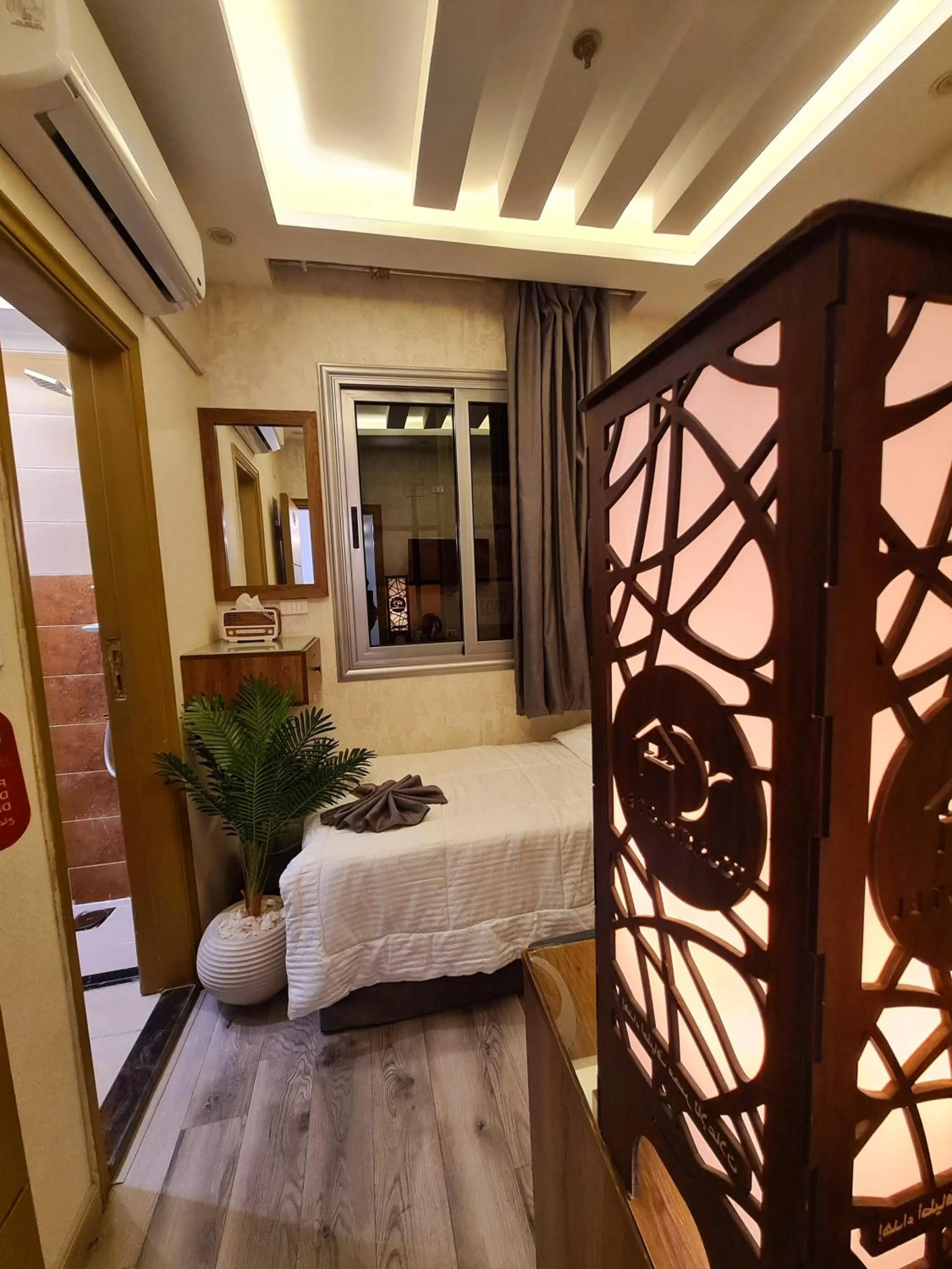 Bed in tourist hotel cairo downtown