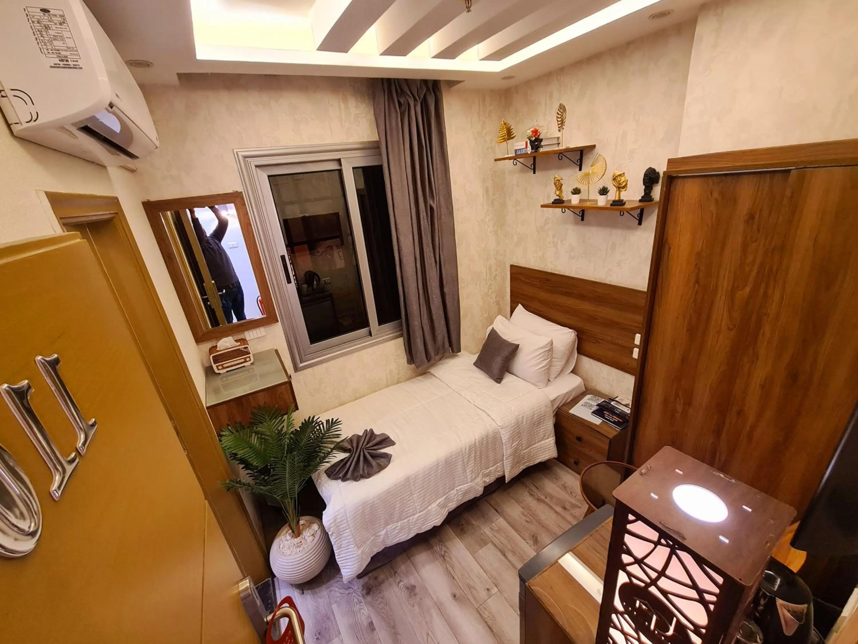Bed in tourist hotel cairo downtown