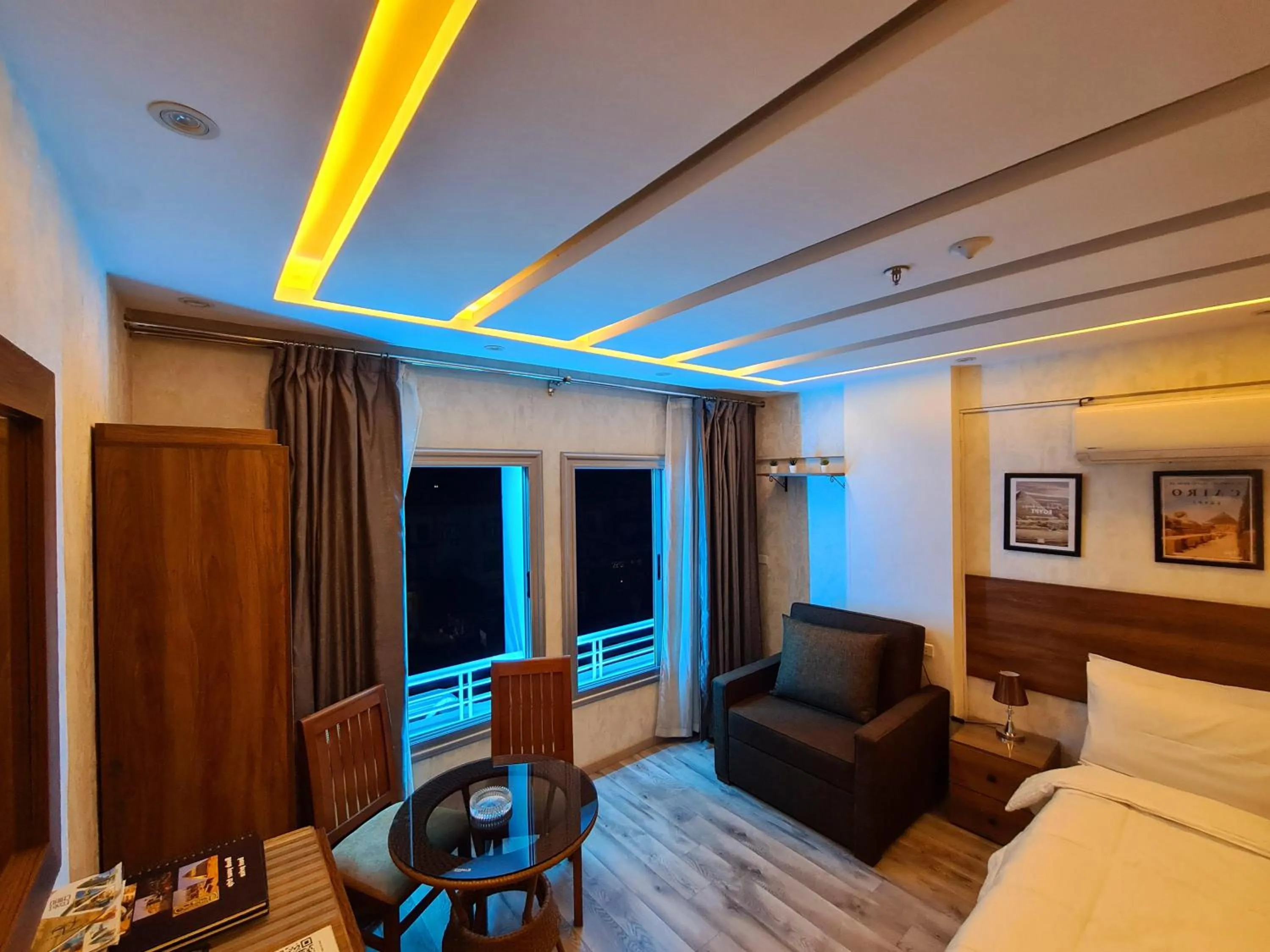 Bed in tourist hotel cairo downtown