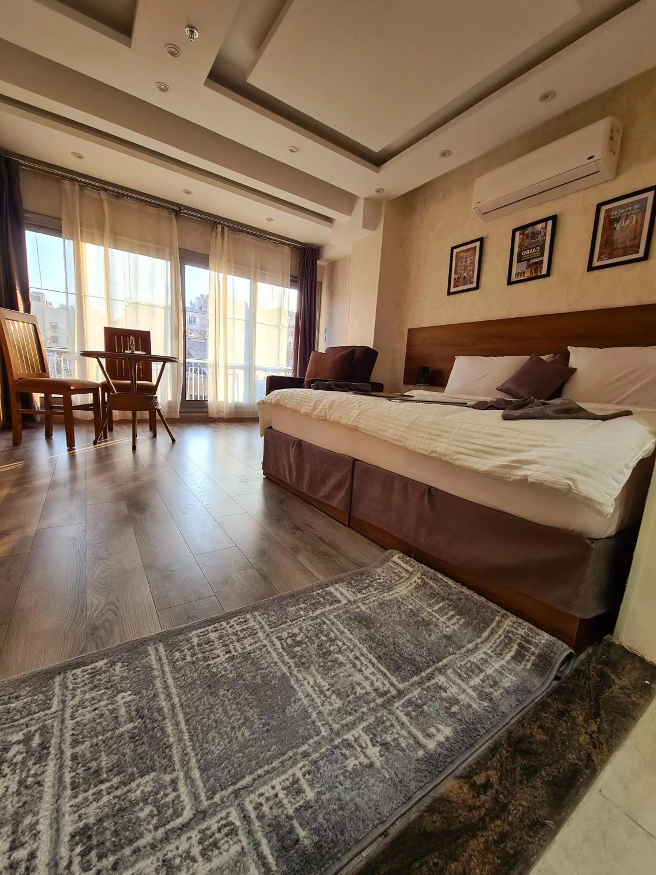 Bed in tourist hotel cairo downtown