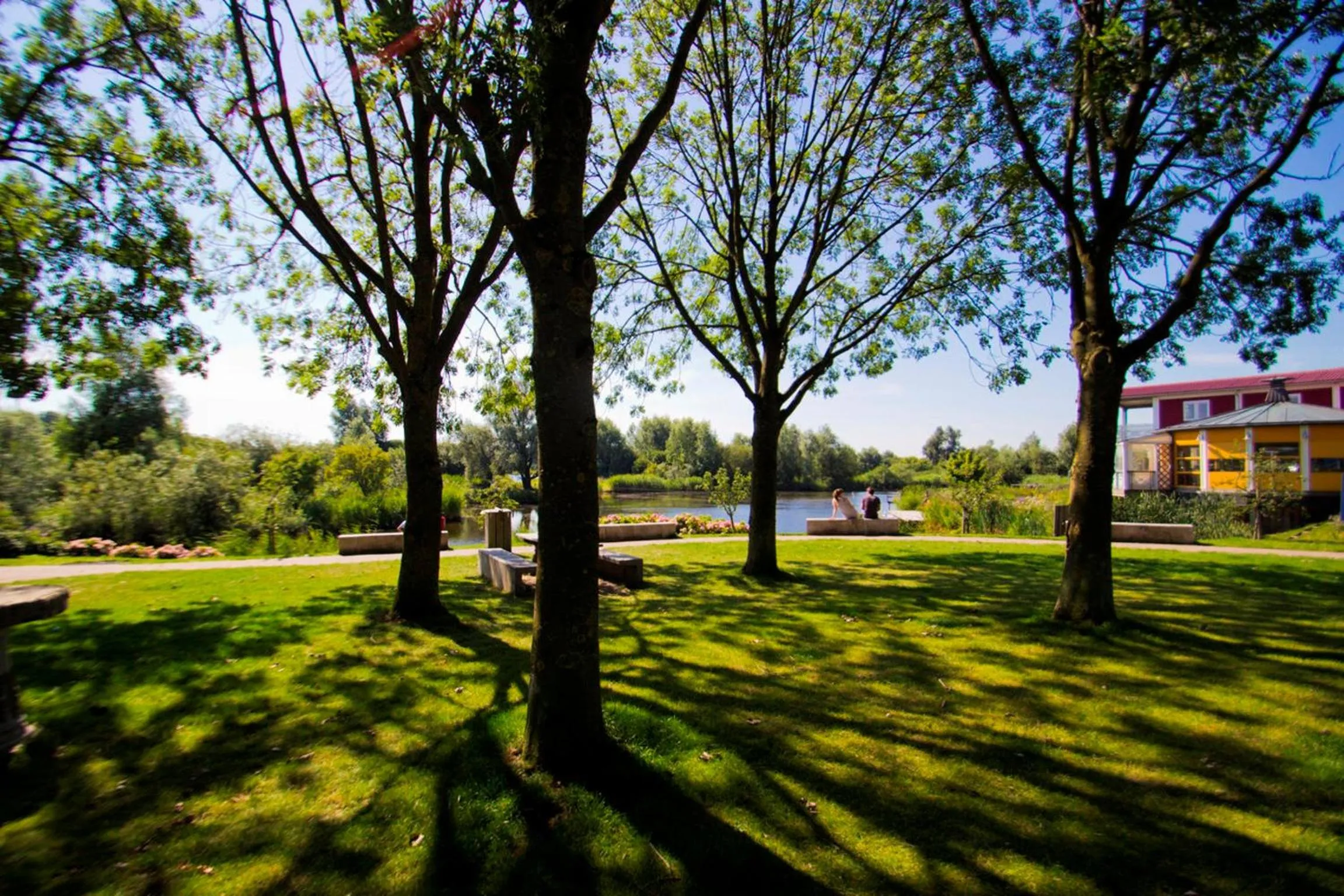 Garden view in Hajé Hotel Restaurant de Lepelaar