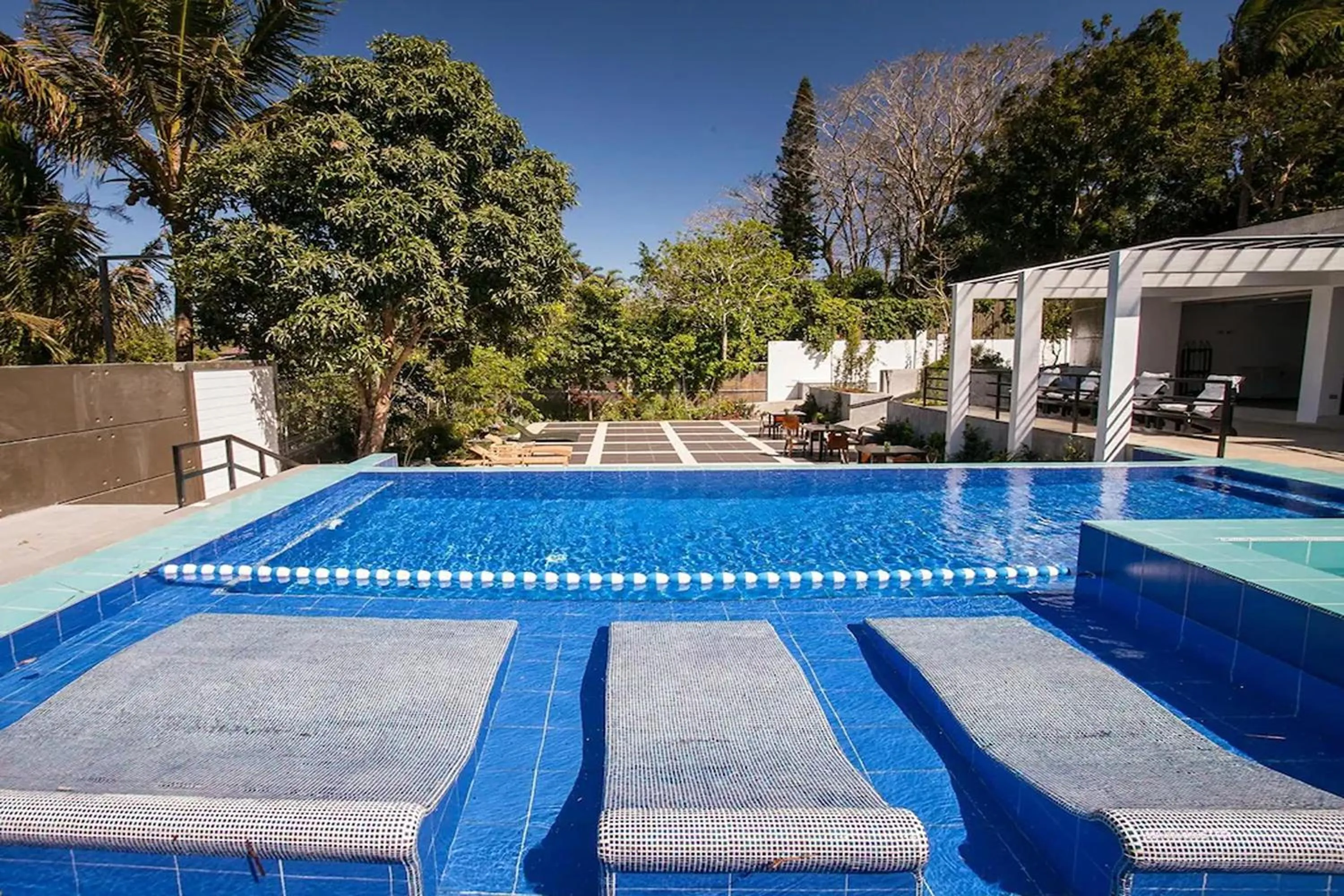 Pool view in T House Tagaytay