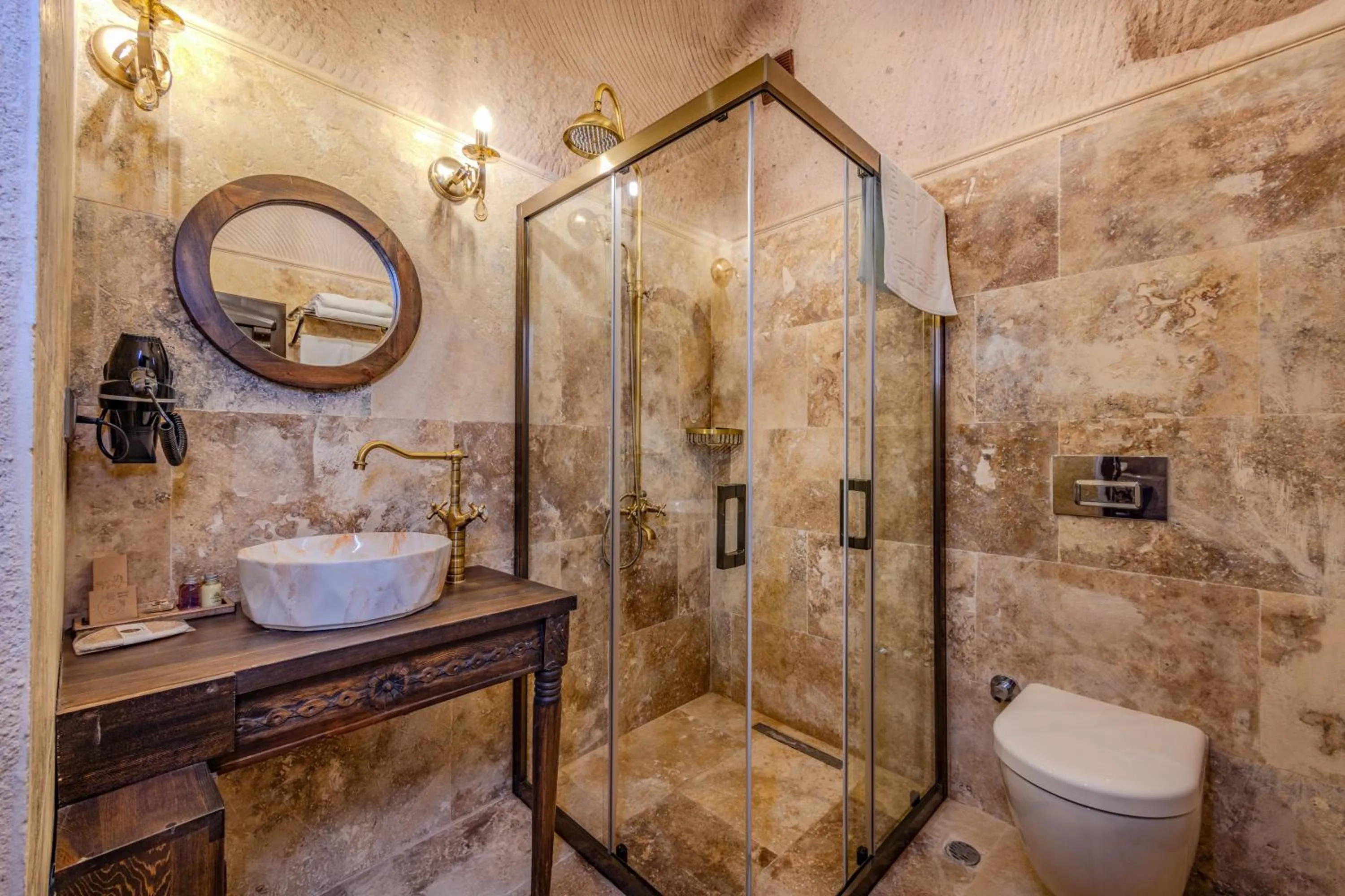 Bathroom in Castellum Cave Cappadocia