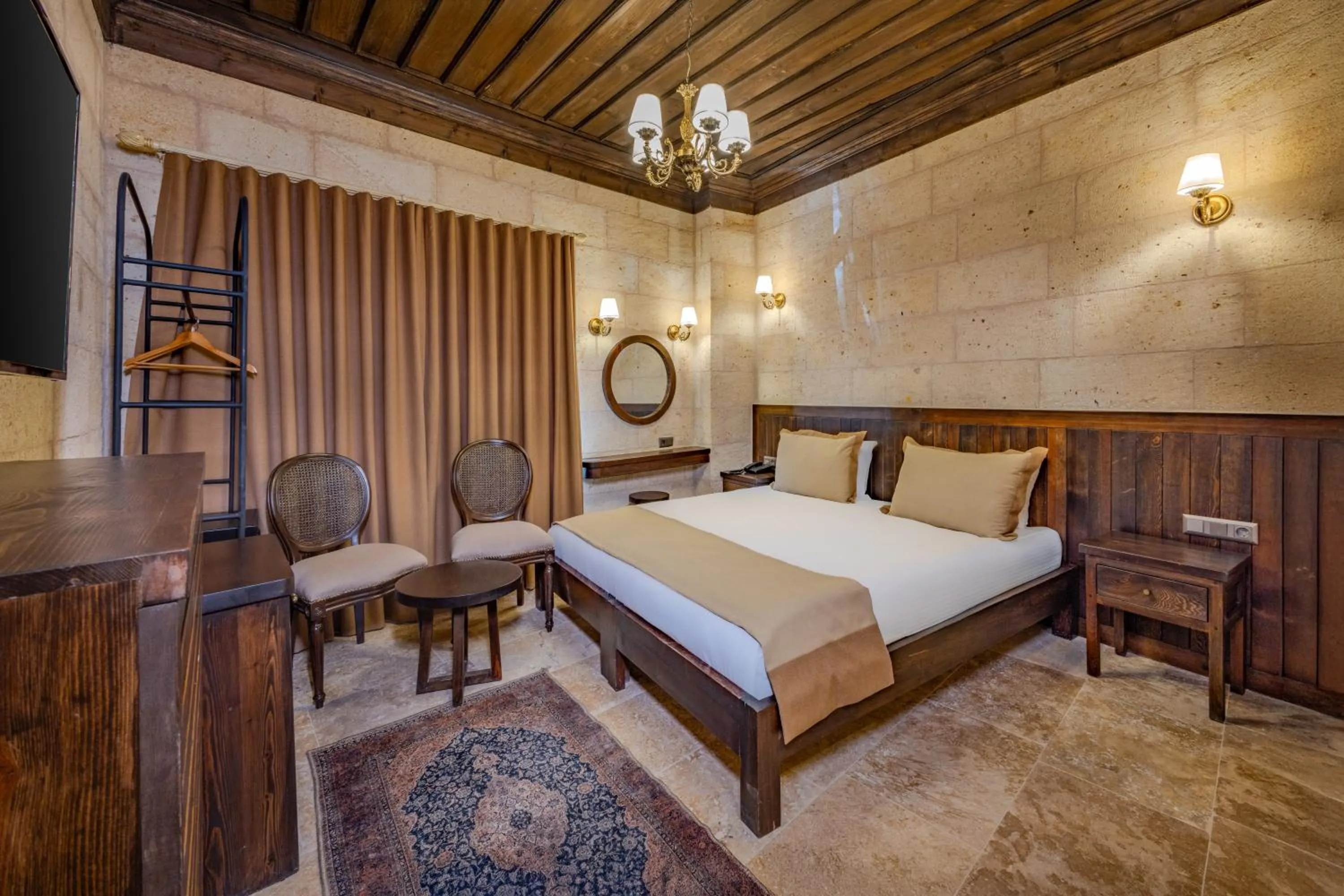 Bed in Castellum Cave Cappadocia