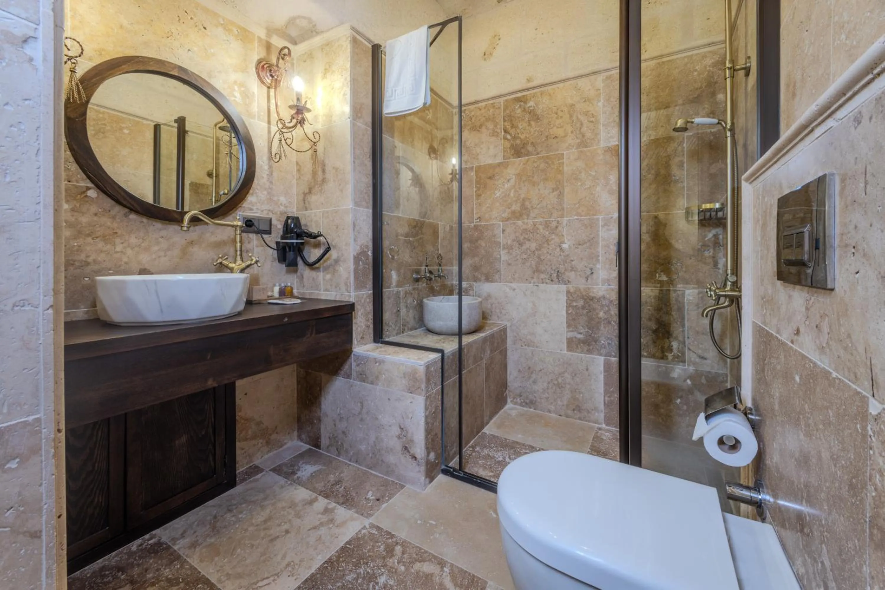 Toilet in Castellum Cave Cappadocia