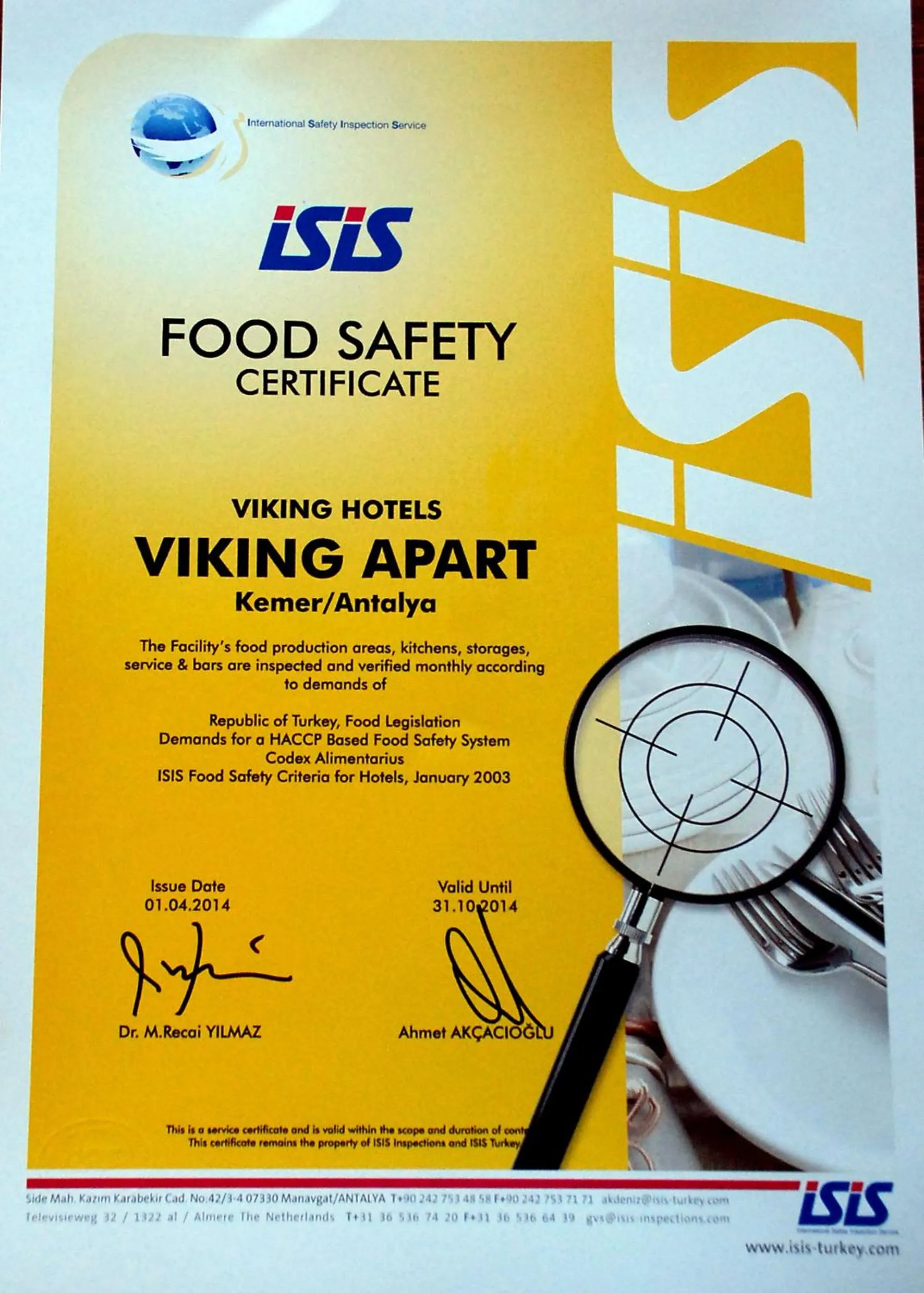 Restaurant/places to eat in Viking Express Hotel