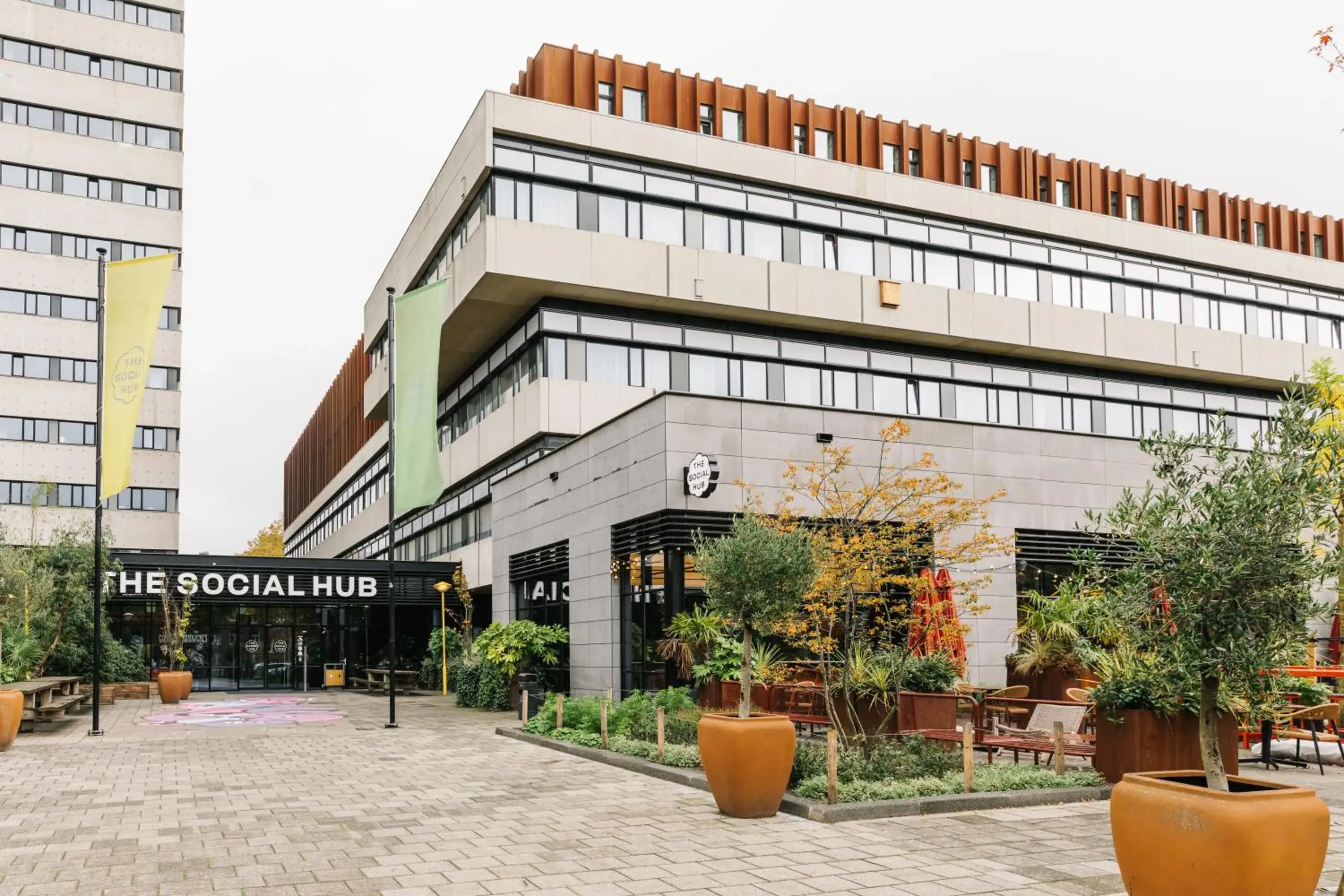 Property building in The Social Hub Amsterdam City Property building in The Social Hub Amsterdam City