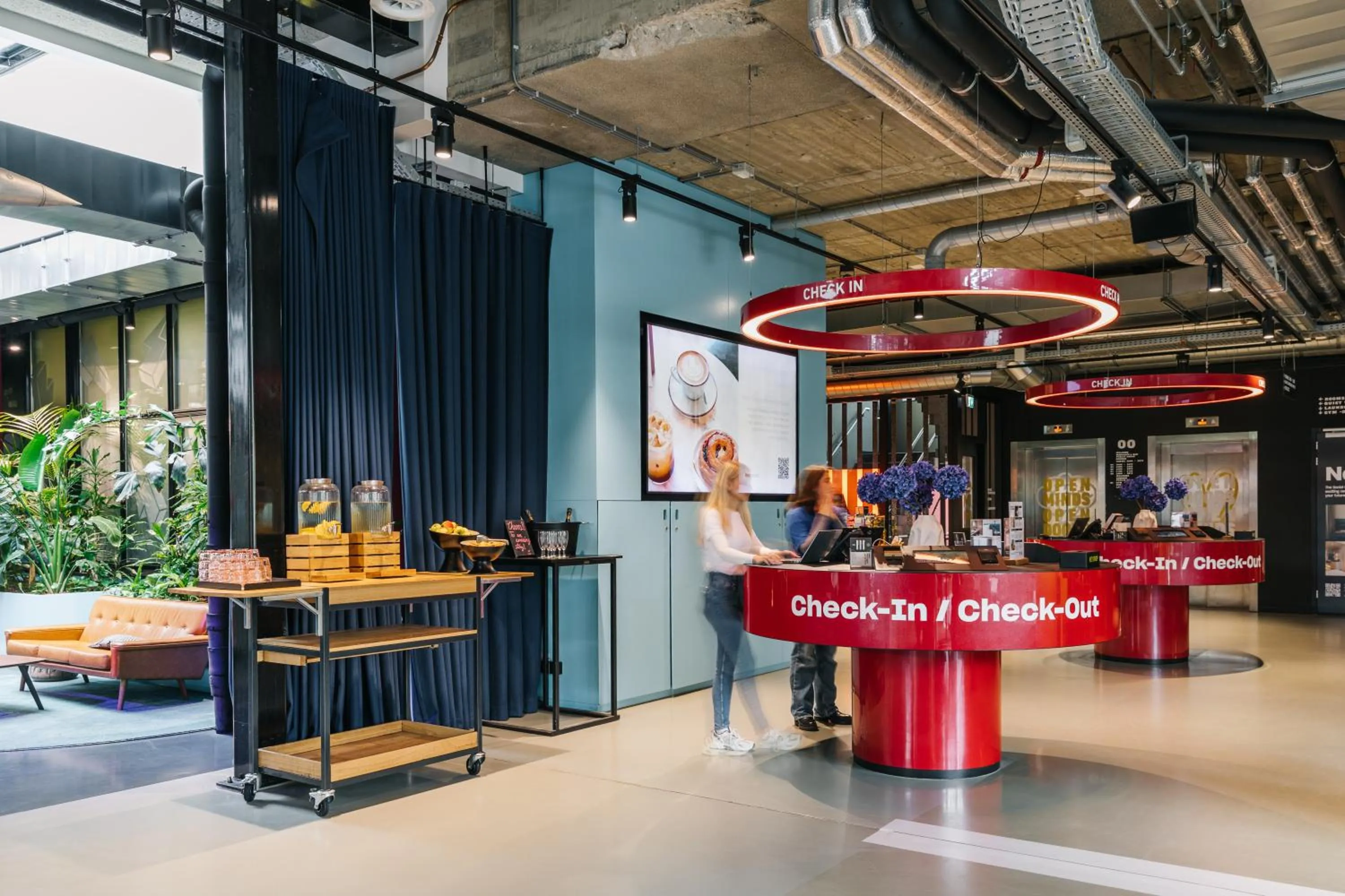 Lobby or reception in The Social Hub Amsterdam City