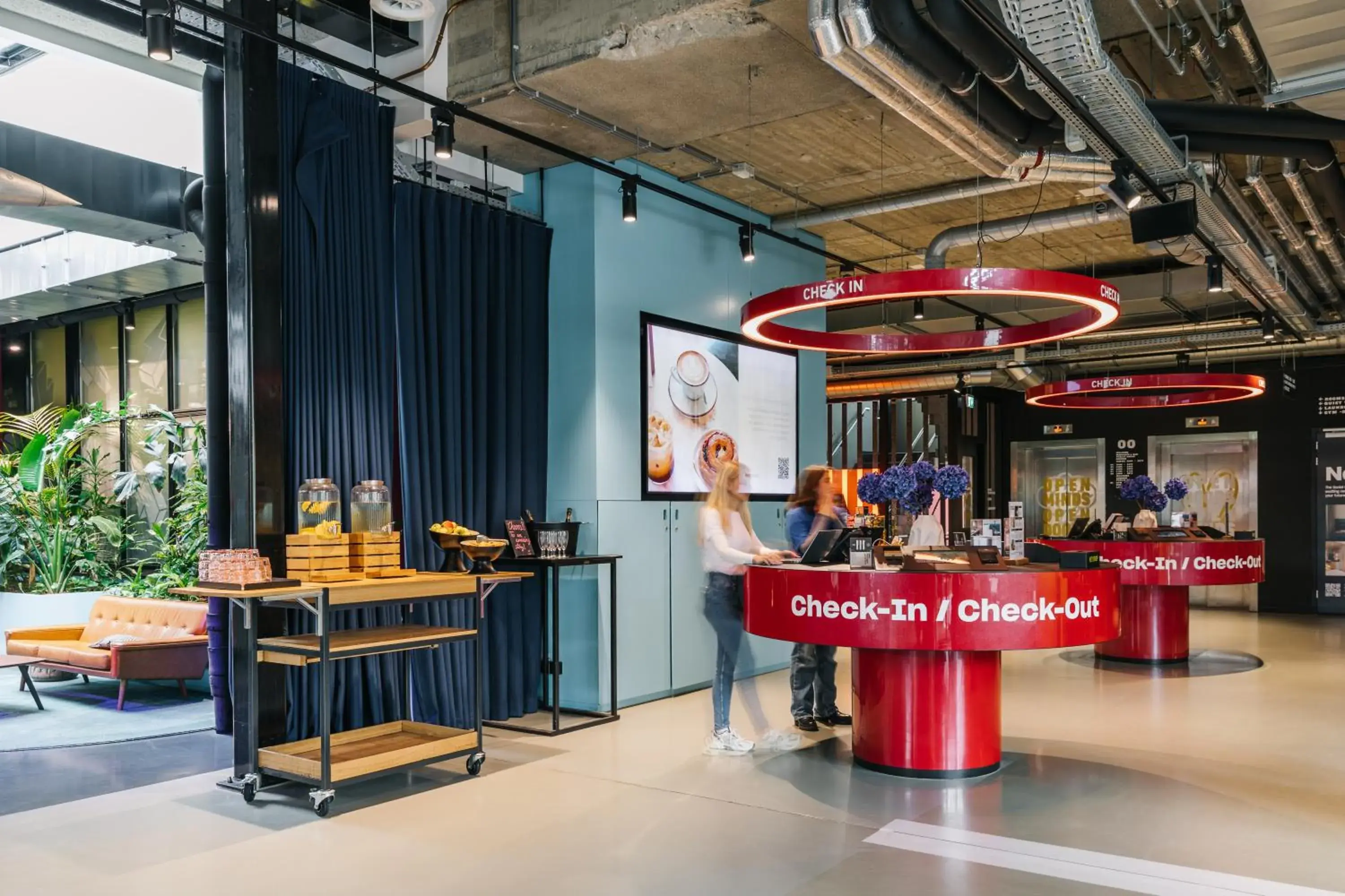 Lobby or reception in The Social Hub Amsterdam City Lobby or reception in The Social Hub Amsterdam City