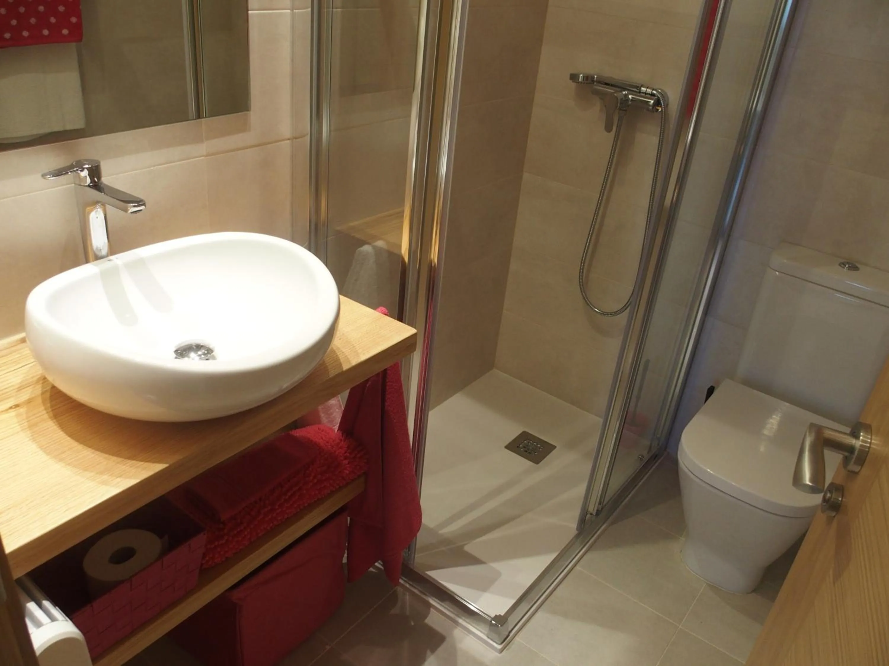Bathroom in Apartamentos Borizu Playa
