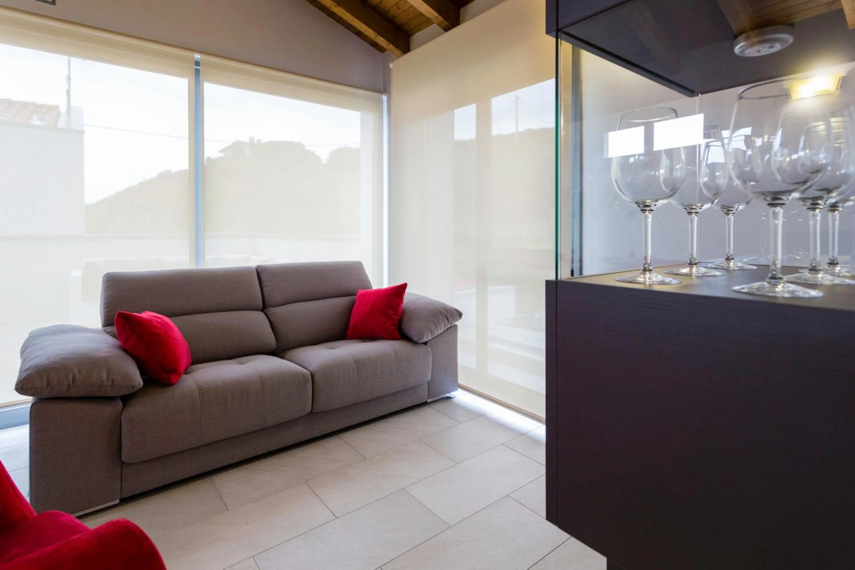 Seating area in Apartamentos Borizu Playa