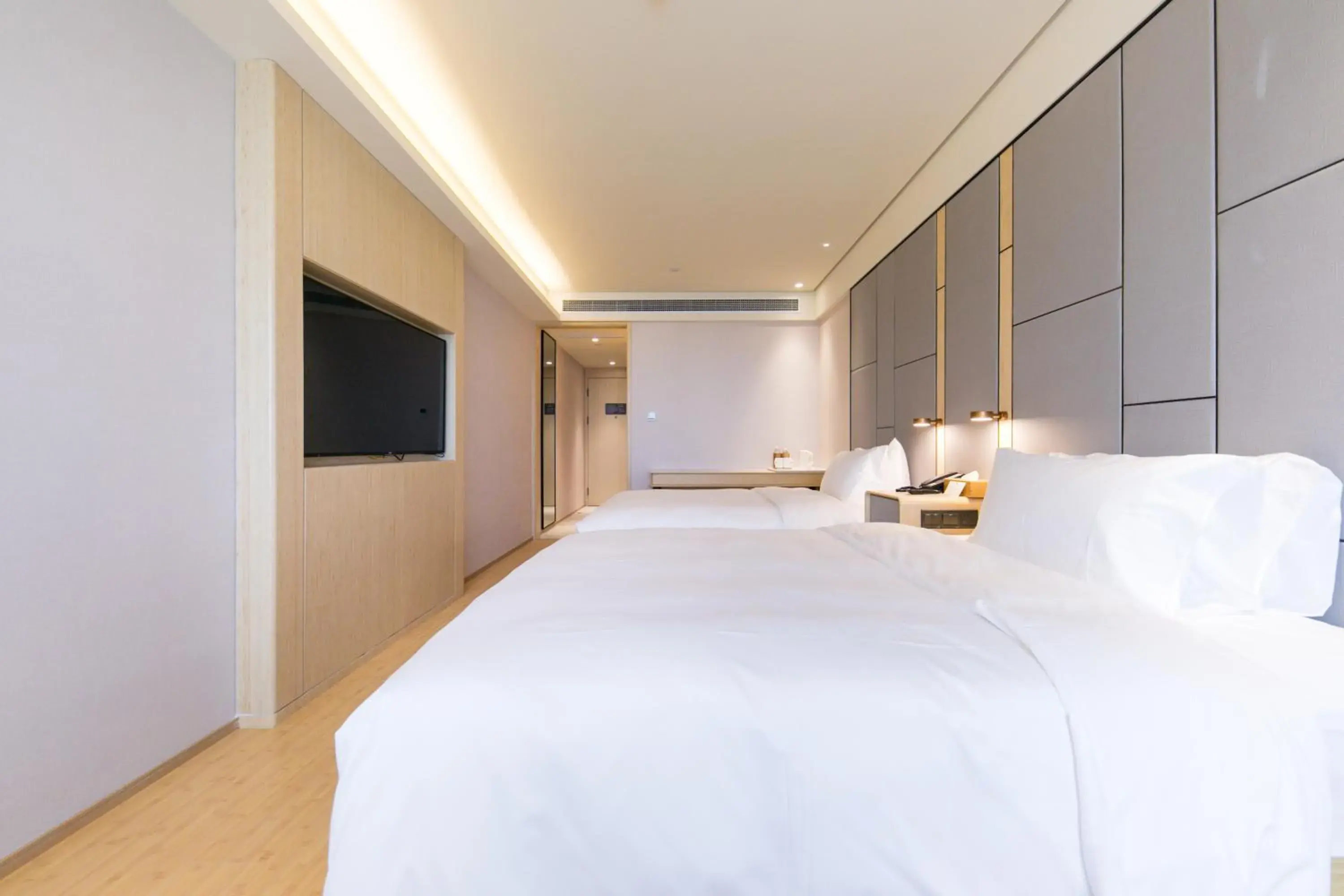 Bed in JI Hotel Shanghai Zhangjiang Jinke Road Bed in JI Hotel Shanghai Zhangjiang Jinke Road