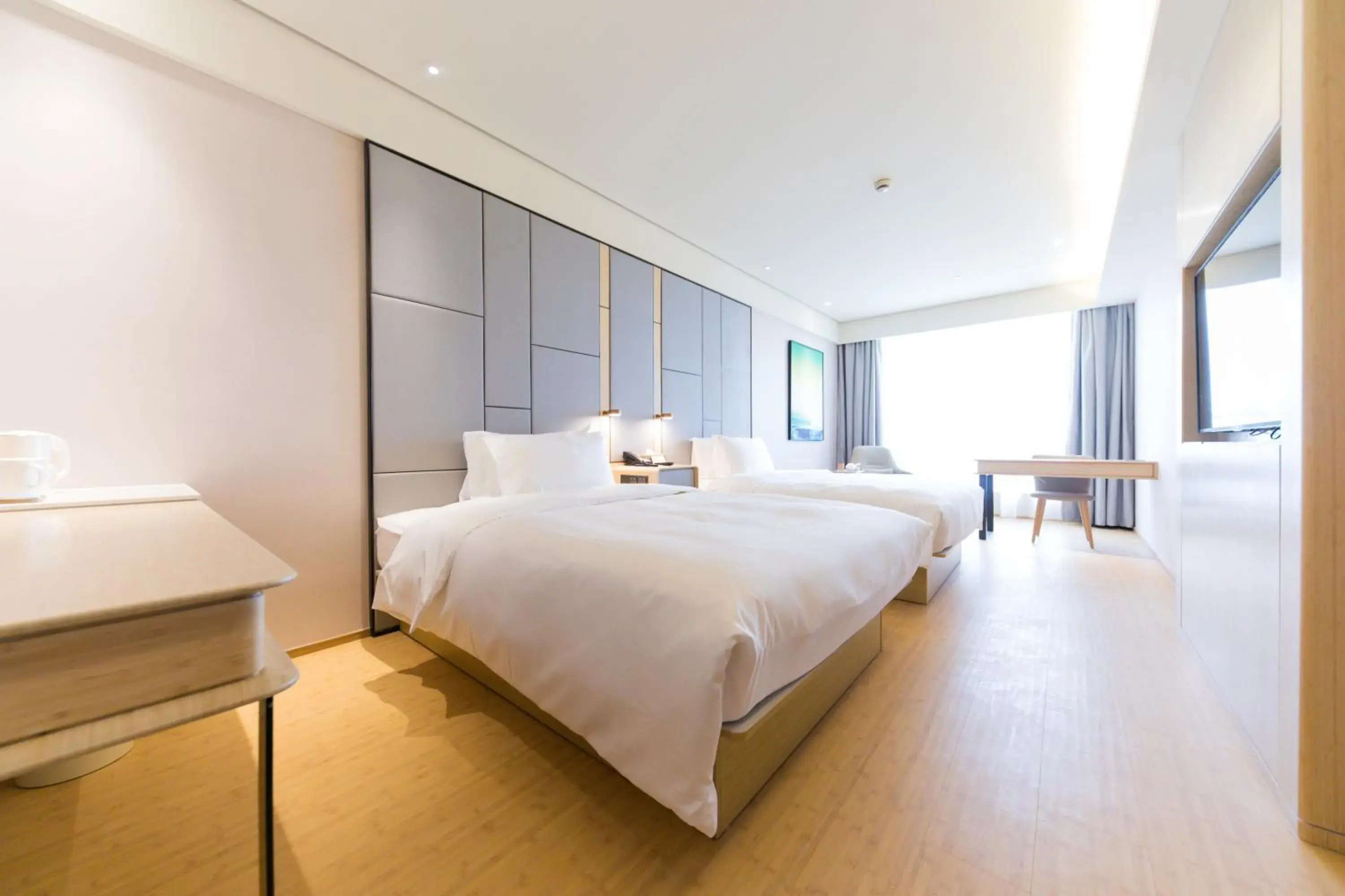 Bed in JI Hotel Shanghai Zhangjiang Jinke Road Bed in JI Hotel Shanghai Zhangjiang Jinke Road