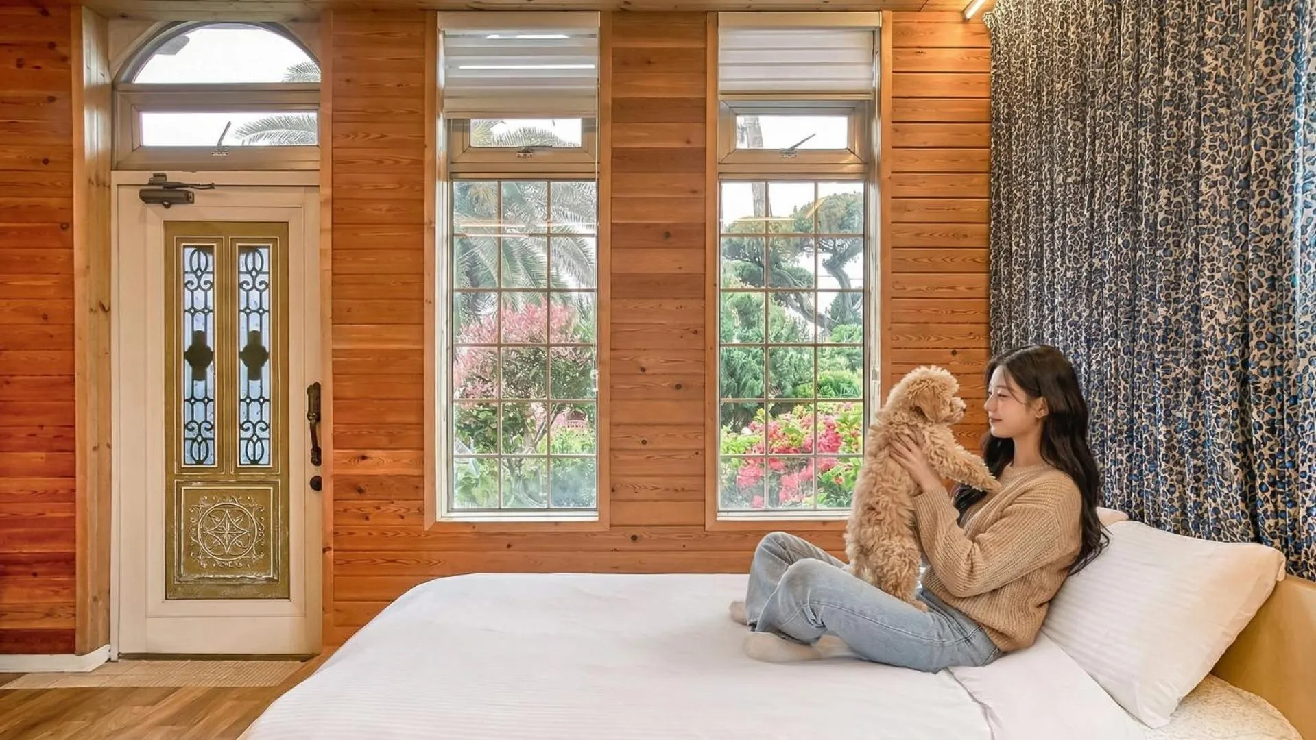 Property building, Bed in Seogwipo Neulbada Pet Pension