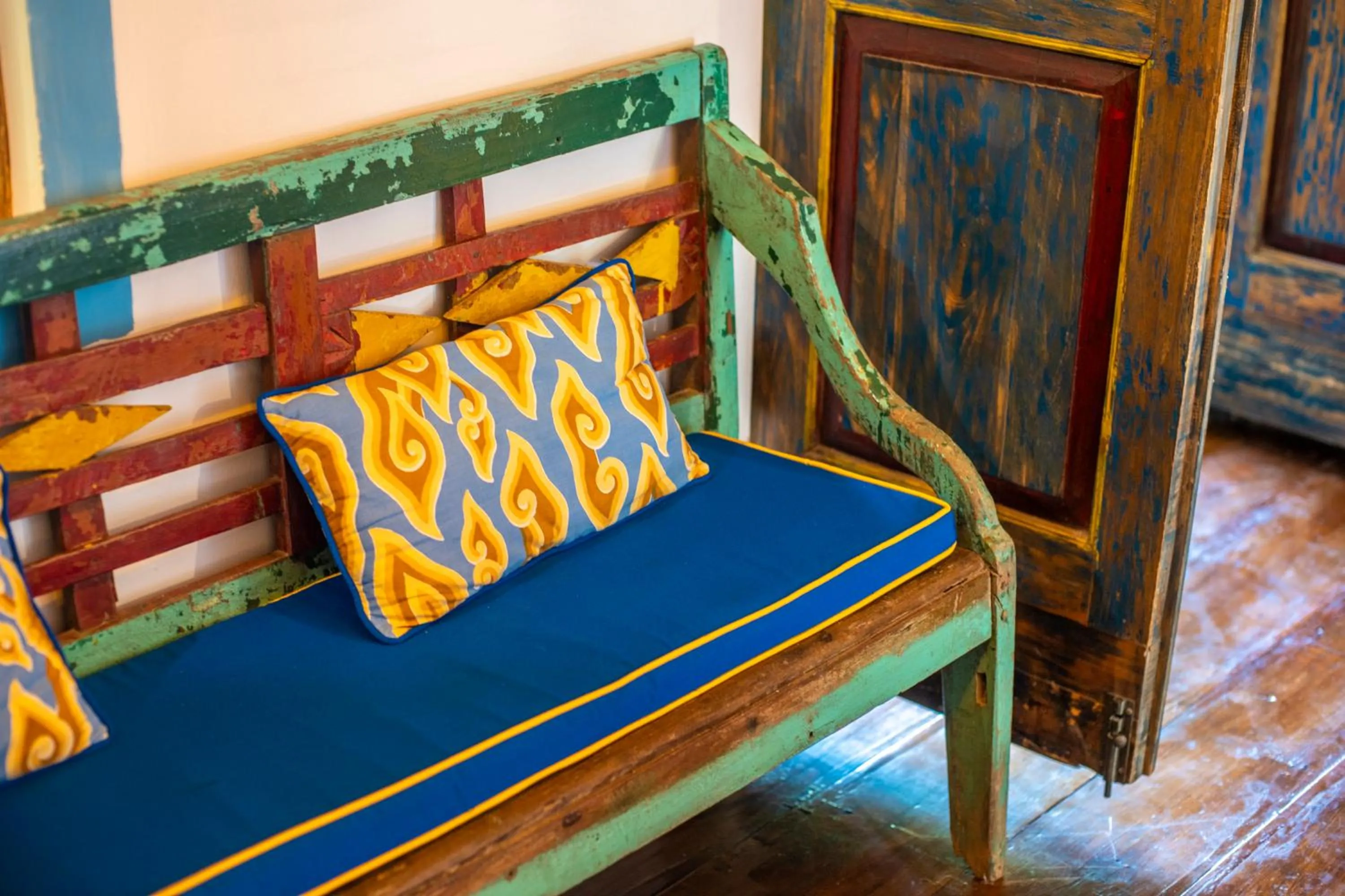 Bed in Kai's Beachfront Villa