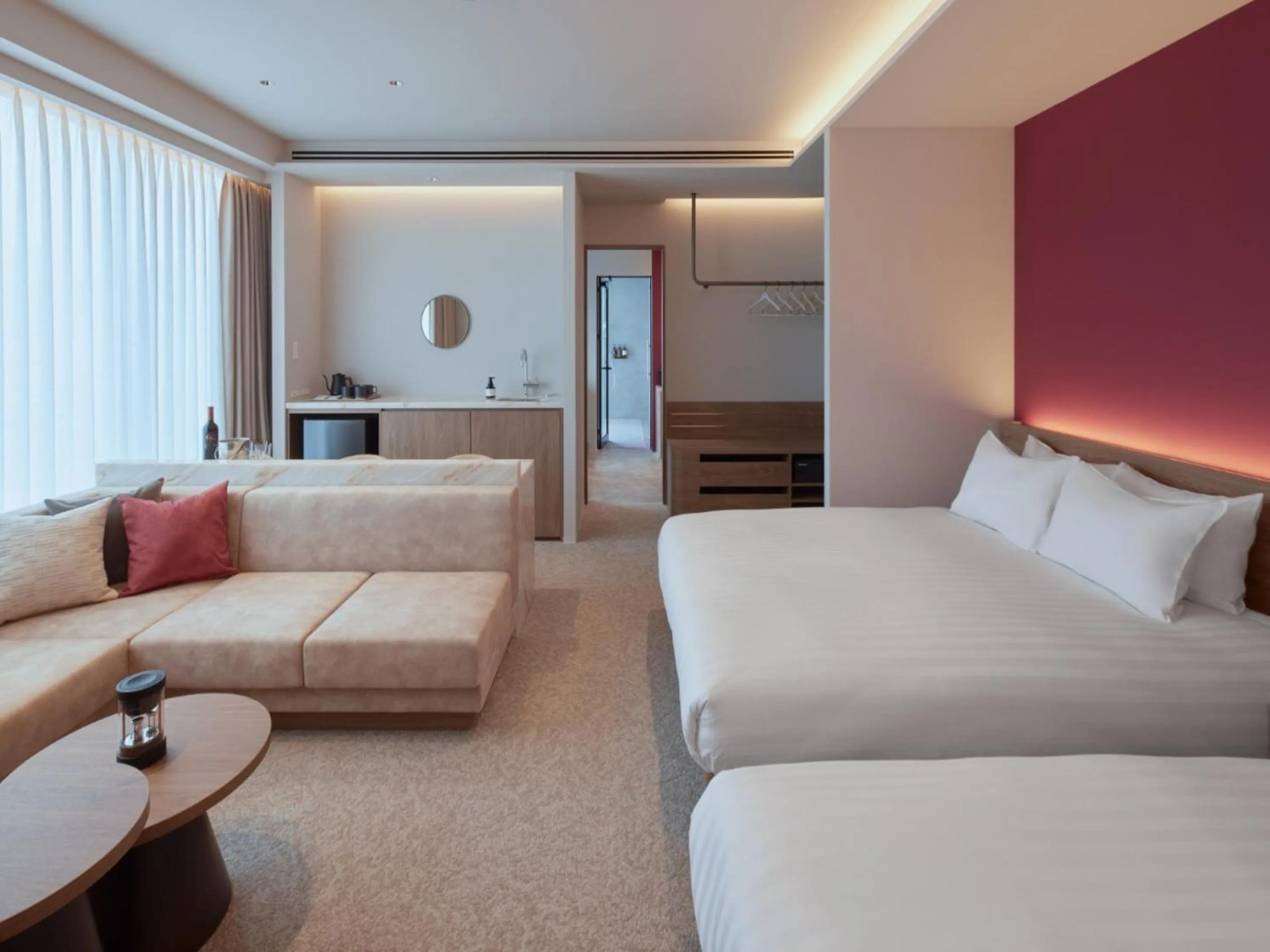 Twin Suite Room with Sauna in FAV LUX Sapporo Susukino