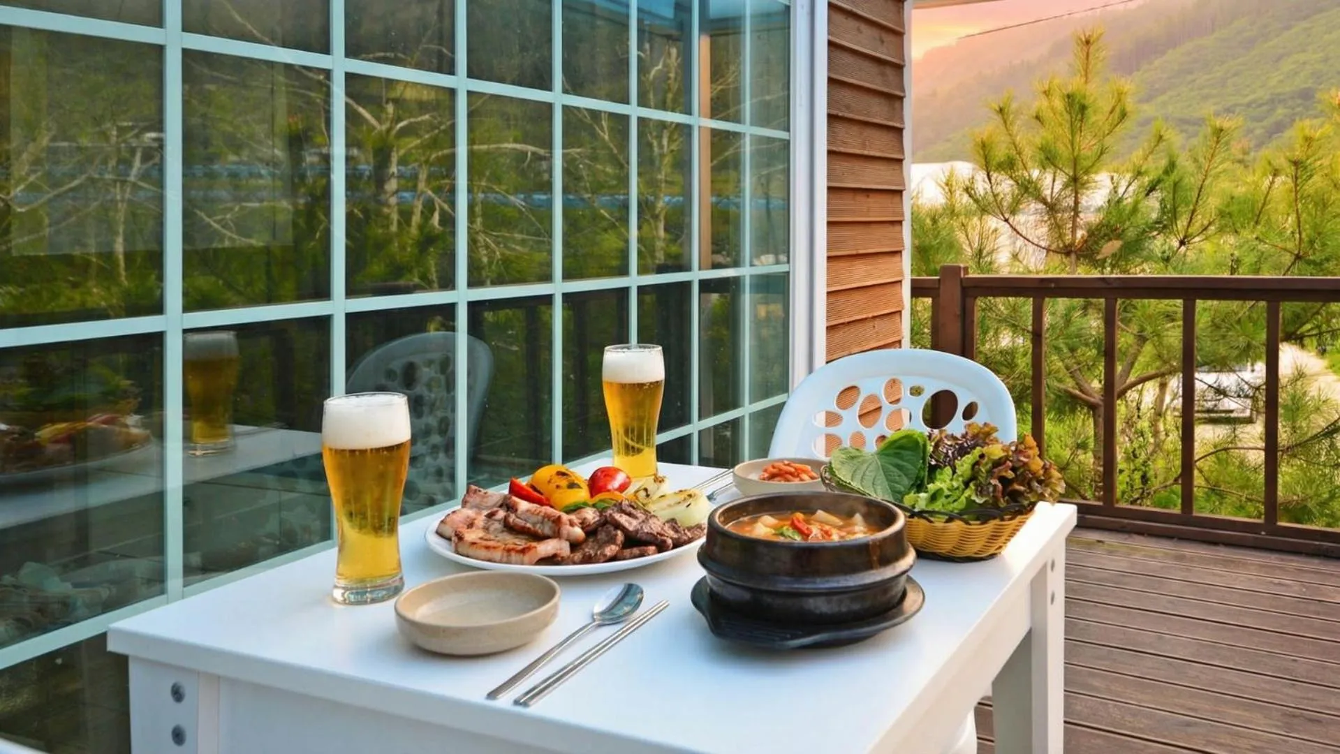 Property building in Hwacheon Turkey Valley