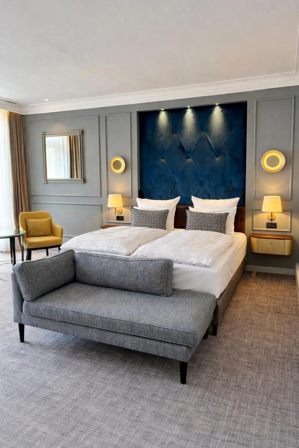 Bed in Hotel Fürstenhof