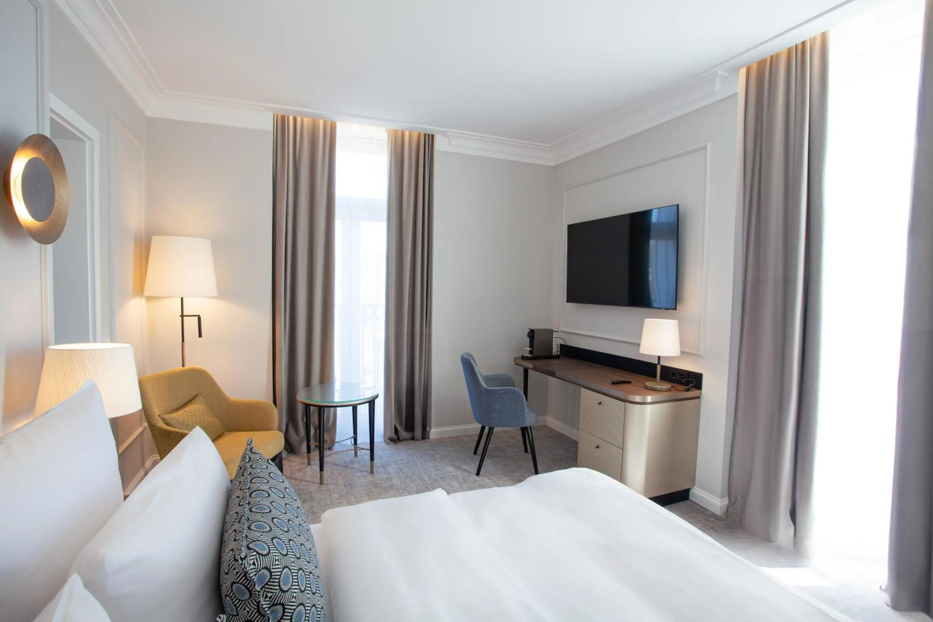 Bed in Hotel Fürstenhof