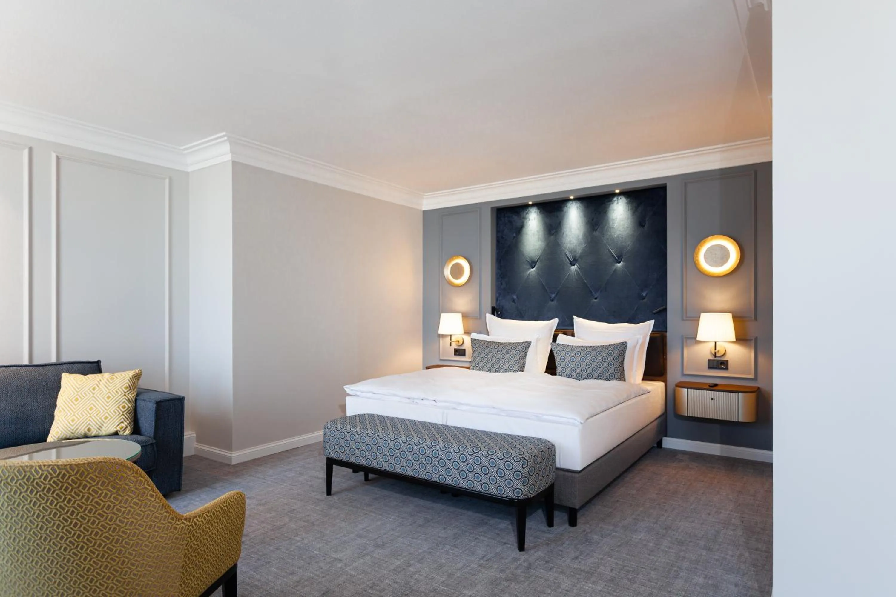 Bed in Hotel Fürstenhof