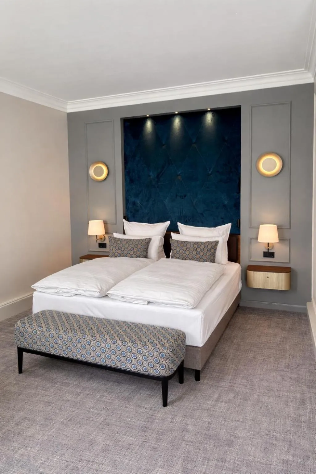 Bed in Hotel Fürstenhof