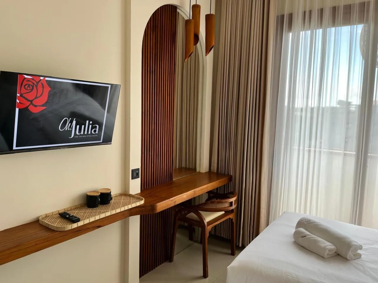 View (from property/room), Bed in Oh!Julia Hotel Komodo