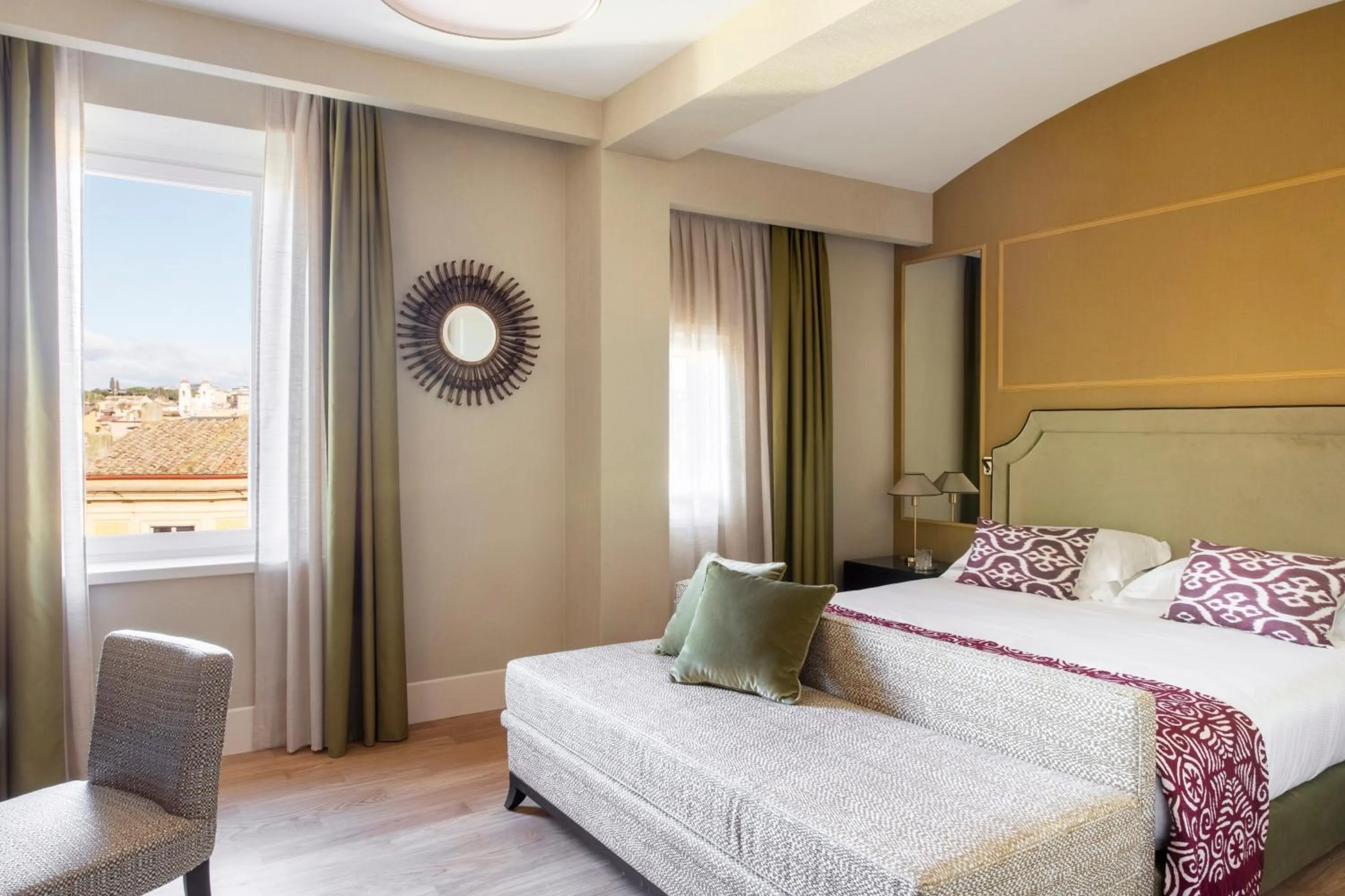 Bed in HOTEL ADRIANO Rooftop