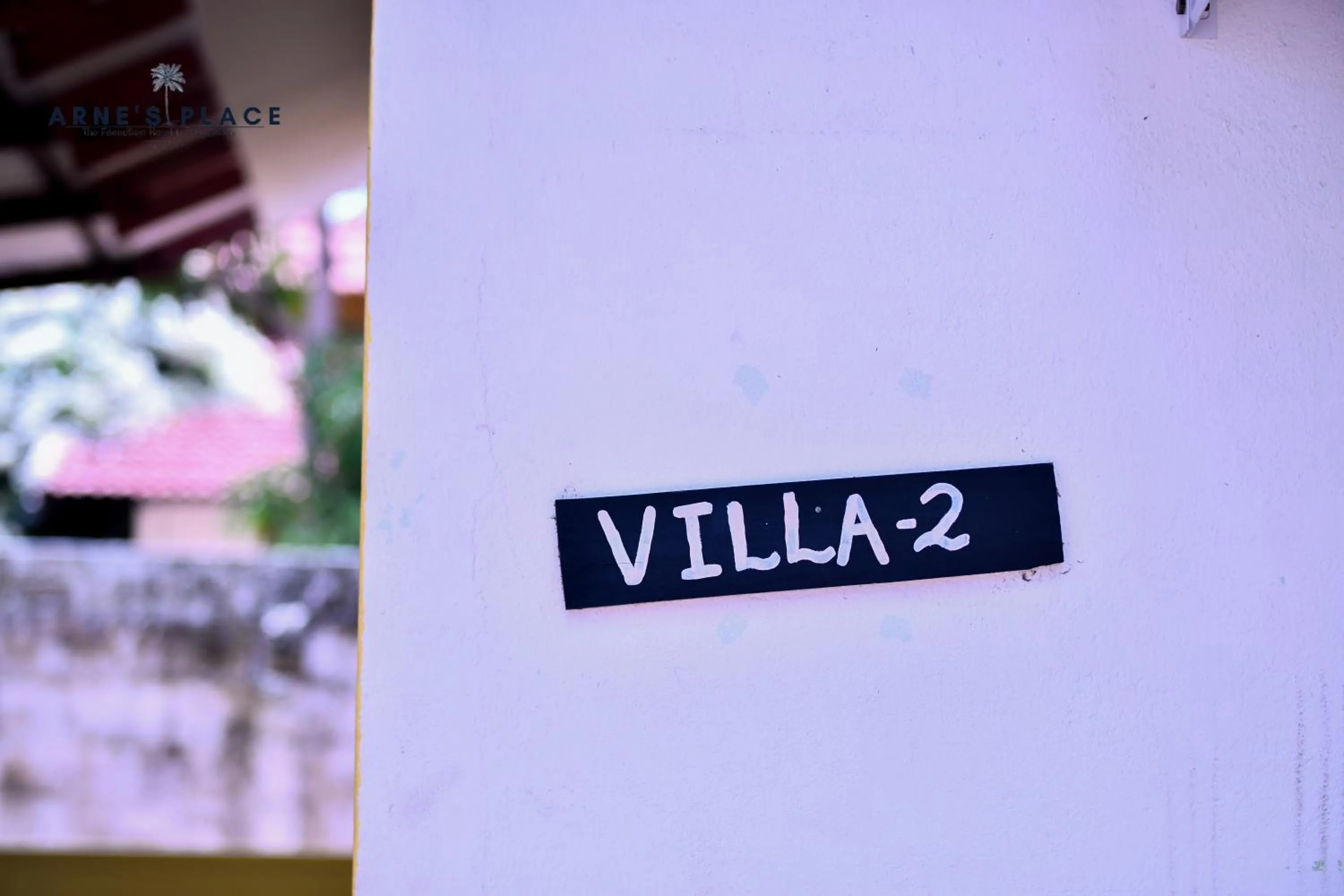 Text overlay in Arne's Place