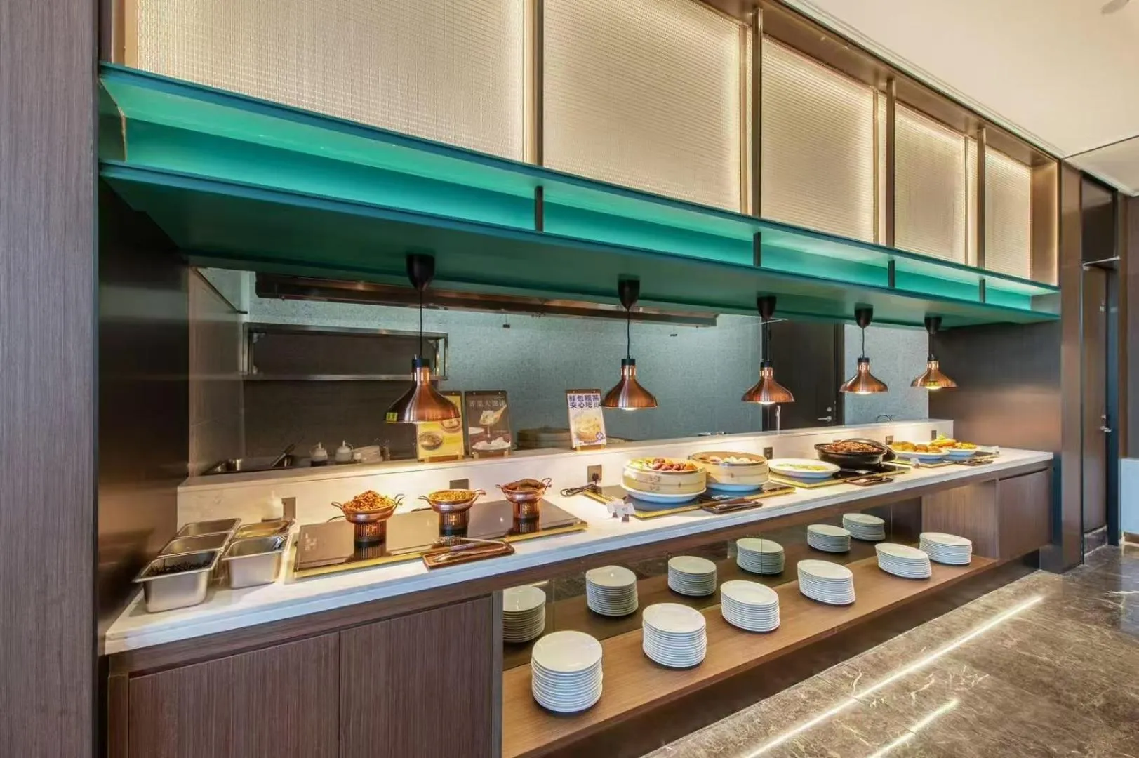 Buffet breakfast in Novotel Shanghai Lingang