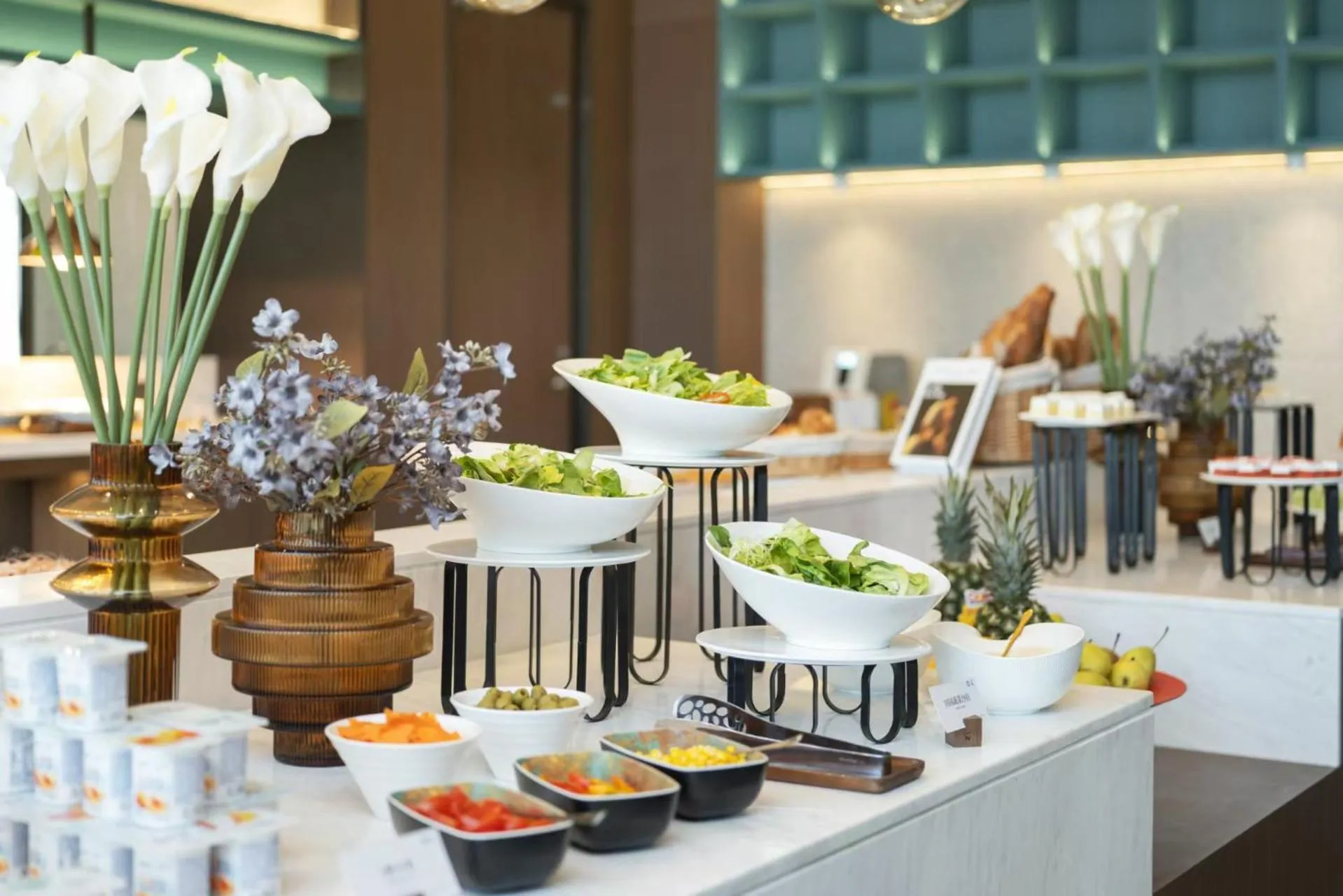 Buffet breakfast in Novotel Shanghai Lingang