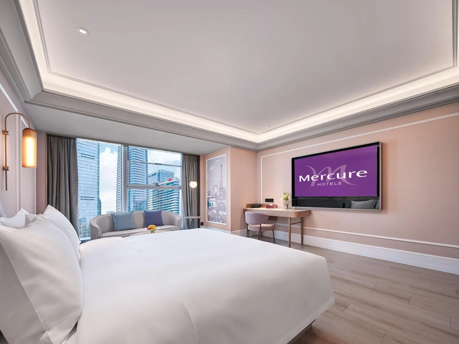 Photo of the whole room, Bed in Mercure Hefei City Hall Square