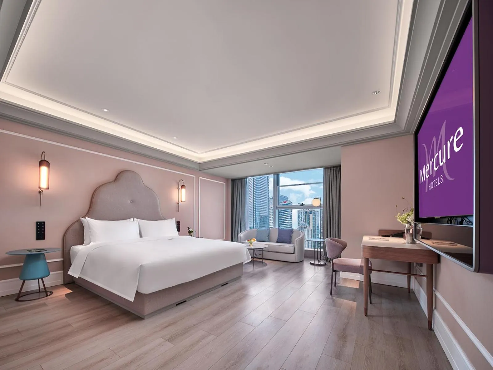 Photo of the whole room, Bed in Mercure Hefei City Hall Square