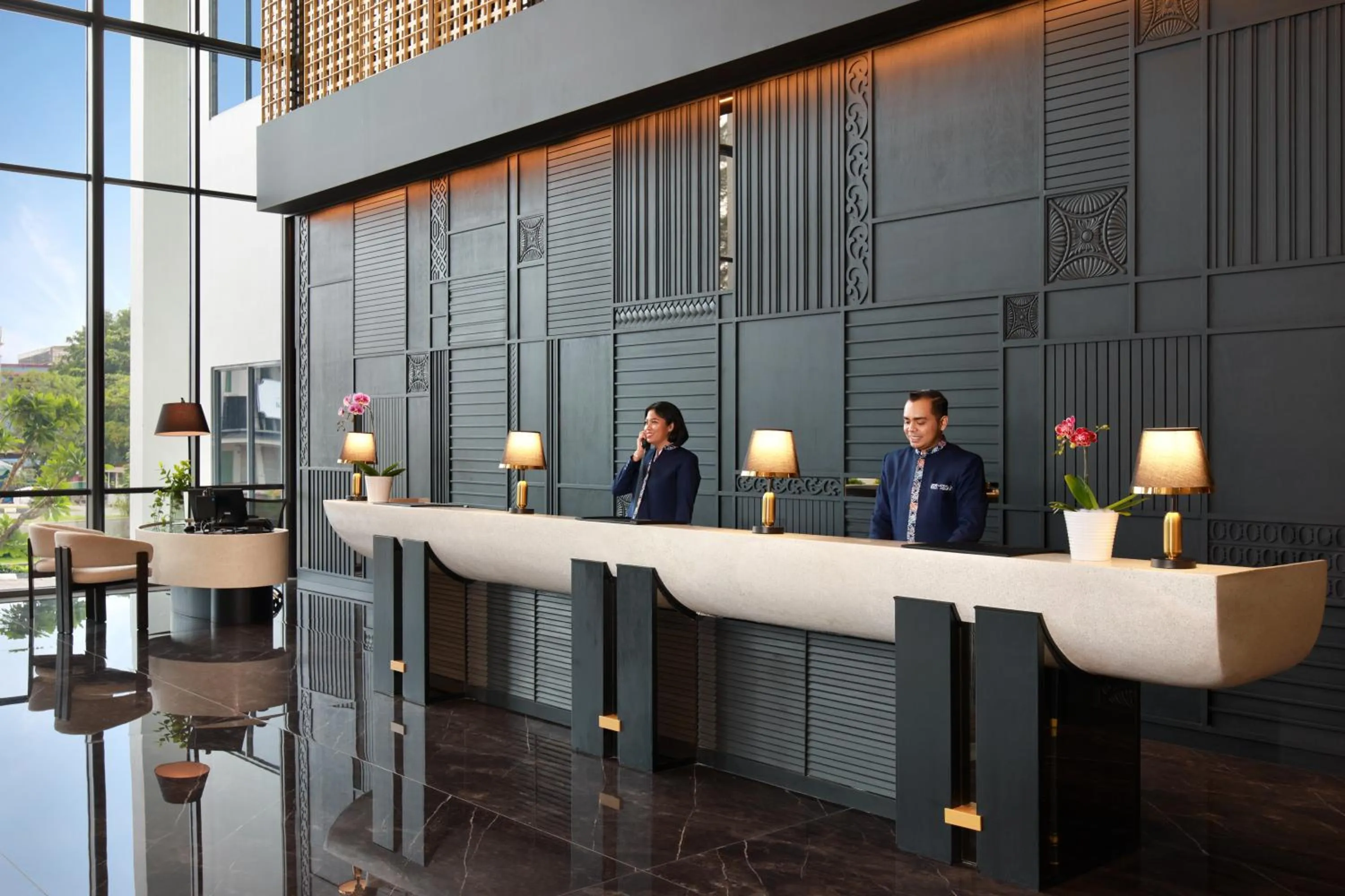 Lobby or reception in Grand Mercure Batam Centre