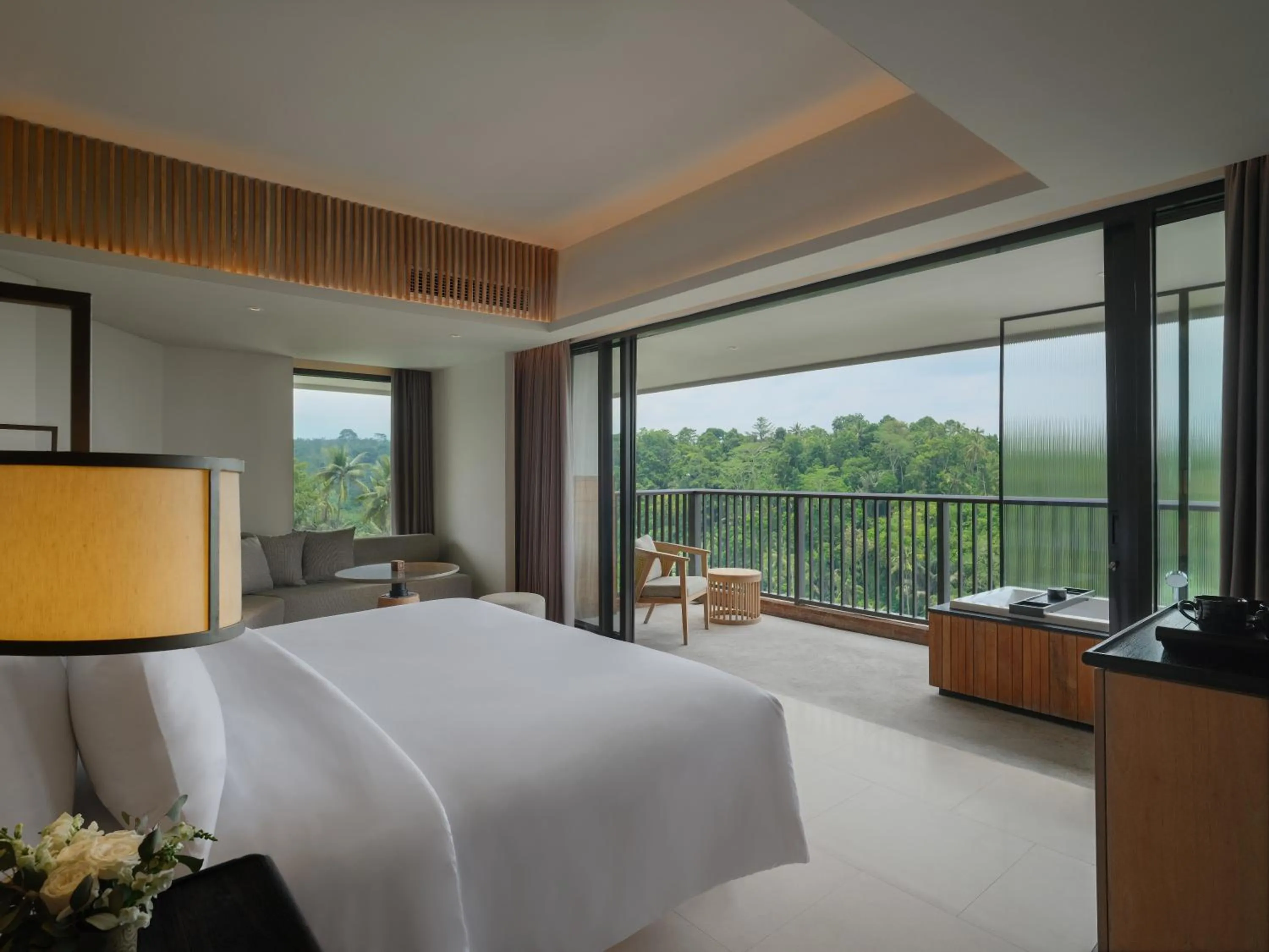 Bed in Novotel Bali Ubud Resort