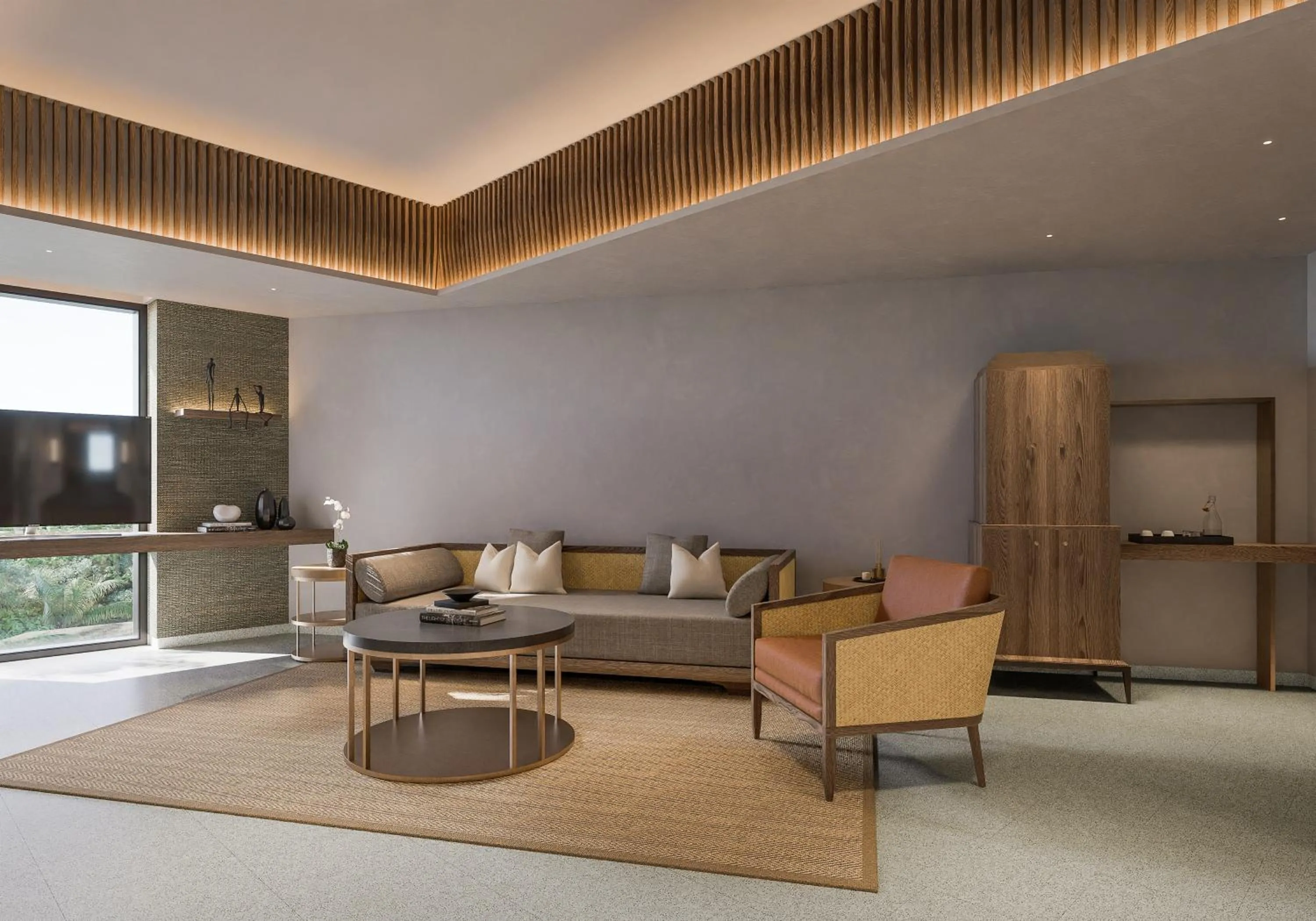 Living room in Novotel Bali Ubud Resort