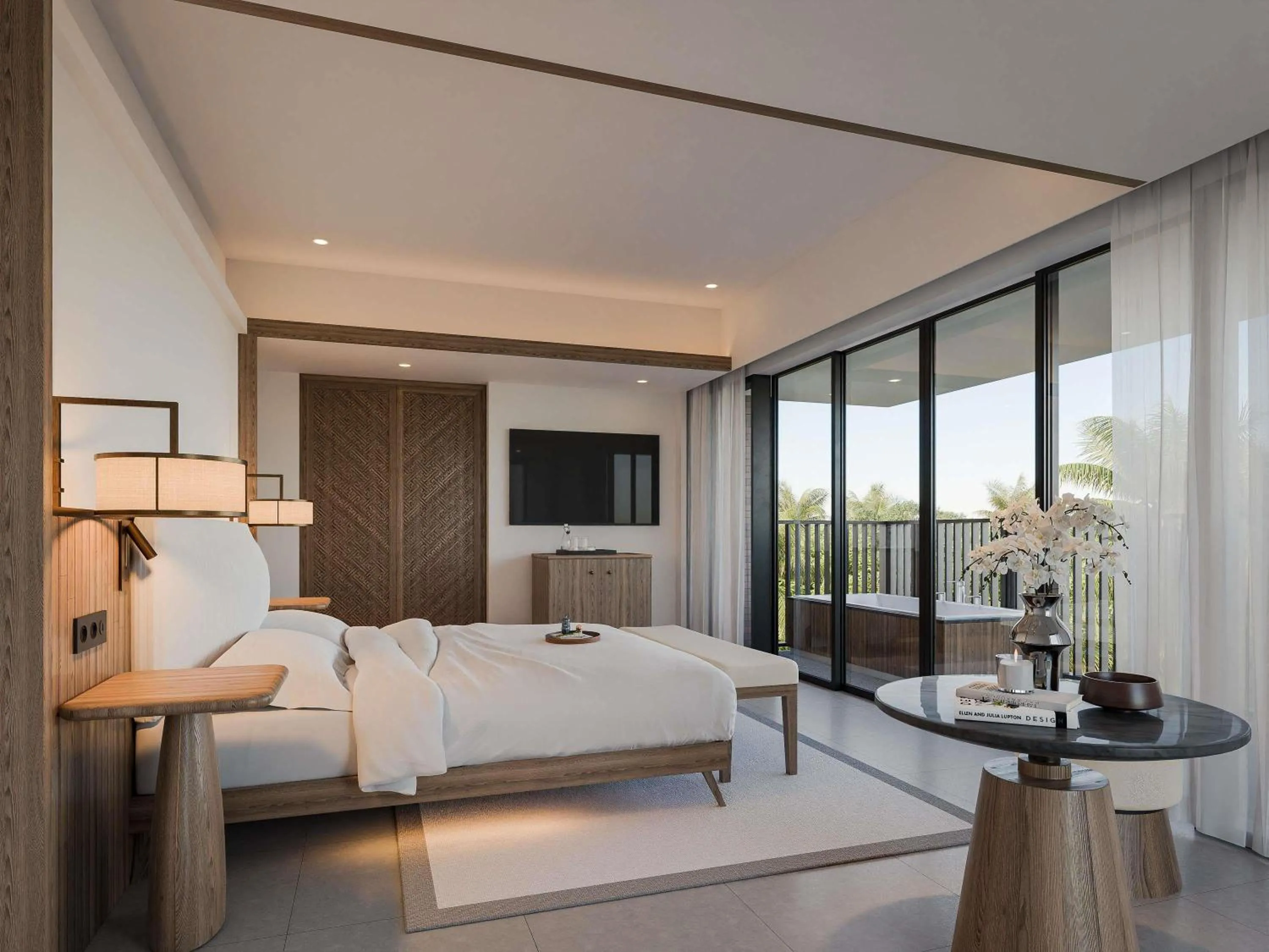 Photo of the whole room, Bed in Novotel Bali Ubud Resort